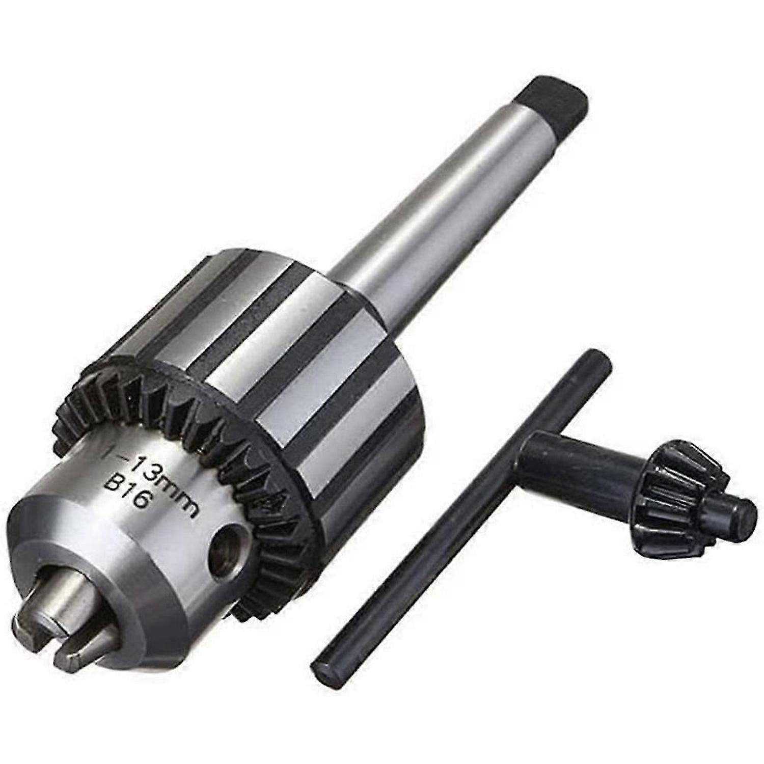 Heavy Duty Drill Chuck 1/2 Inch Capacity with MT2 Morse Taper 2 Tool Holder and K32 Key (MT2-B16 -13