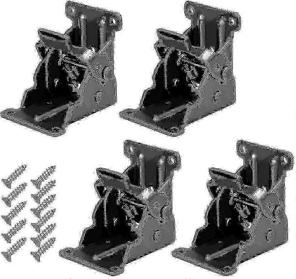 4Pcs 0-90 Folding Brackets for Table Bed Leg Support