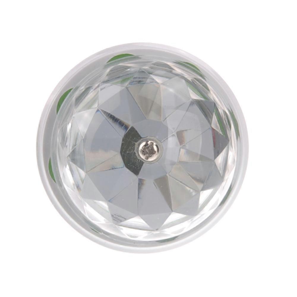 Rotating Stage Light Bulb E27 3W Rgb LED Spot Lamp for Party Use