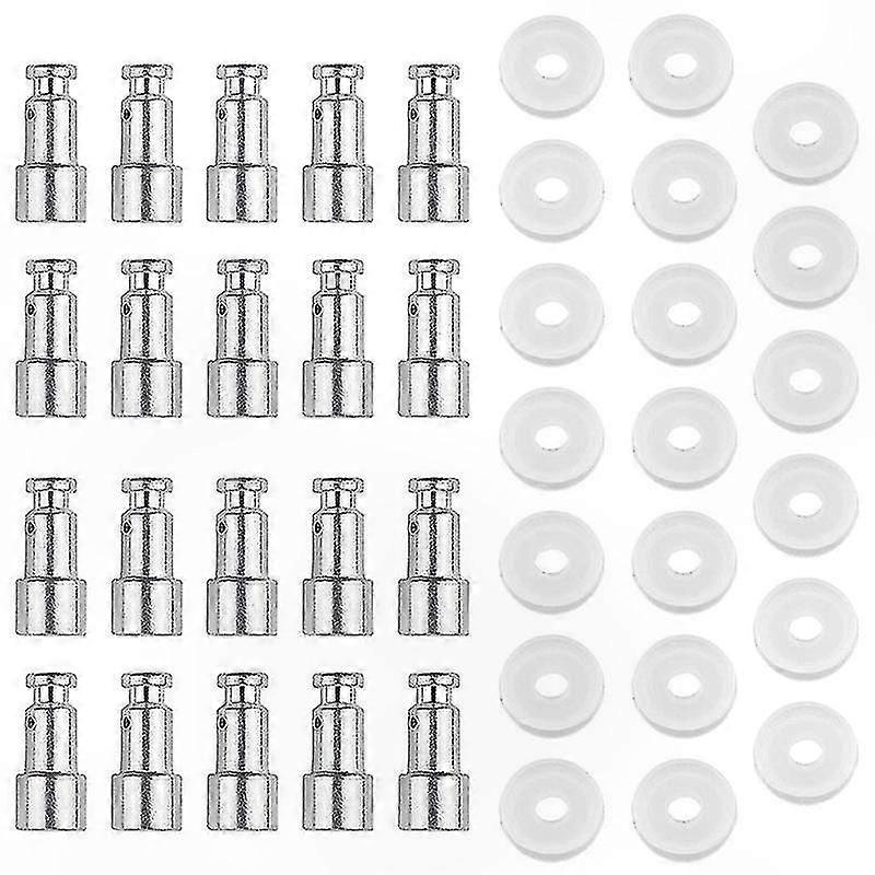 Universal Pressure Cooker Valve Replacement Kit, 20-Pack Silicone Floaters for Multi-Size Cookers