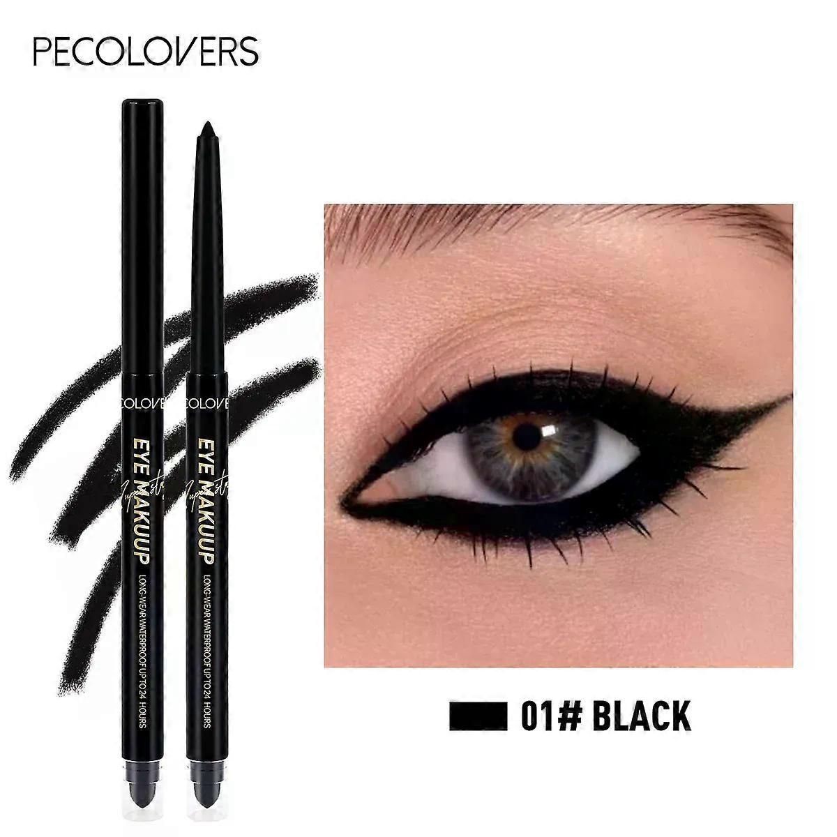 Doppelseitiger, langanhaltender Eyeliner-Stift, wischfest, perfekt für eine dramatische Augendefinition