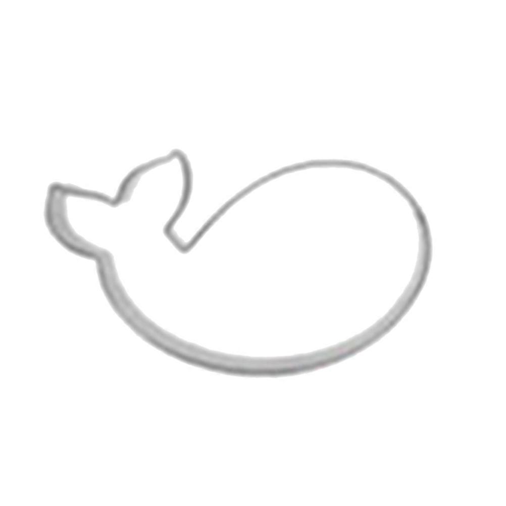 Biscuit Cookie Mold Stainless Steel for Baking Use with Whale Shape