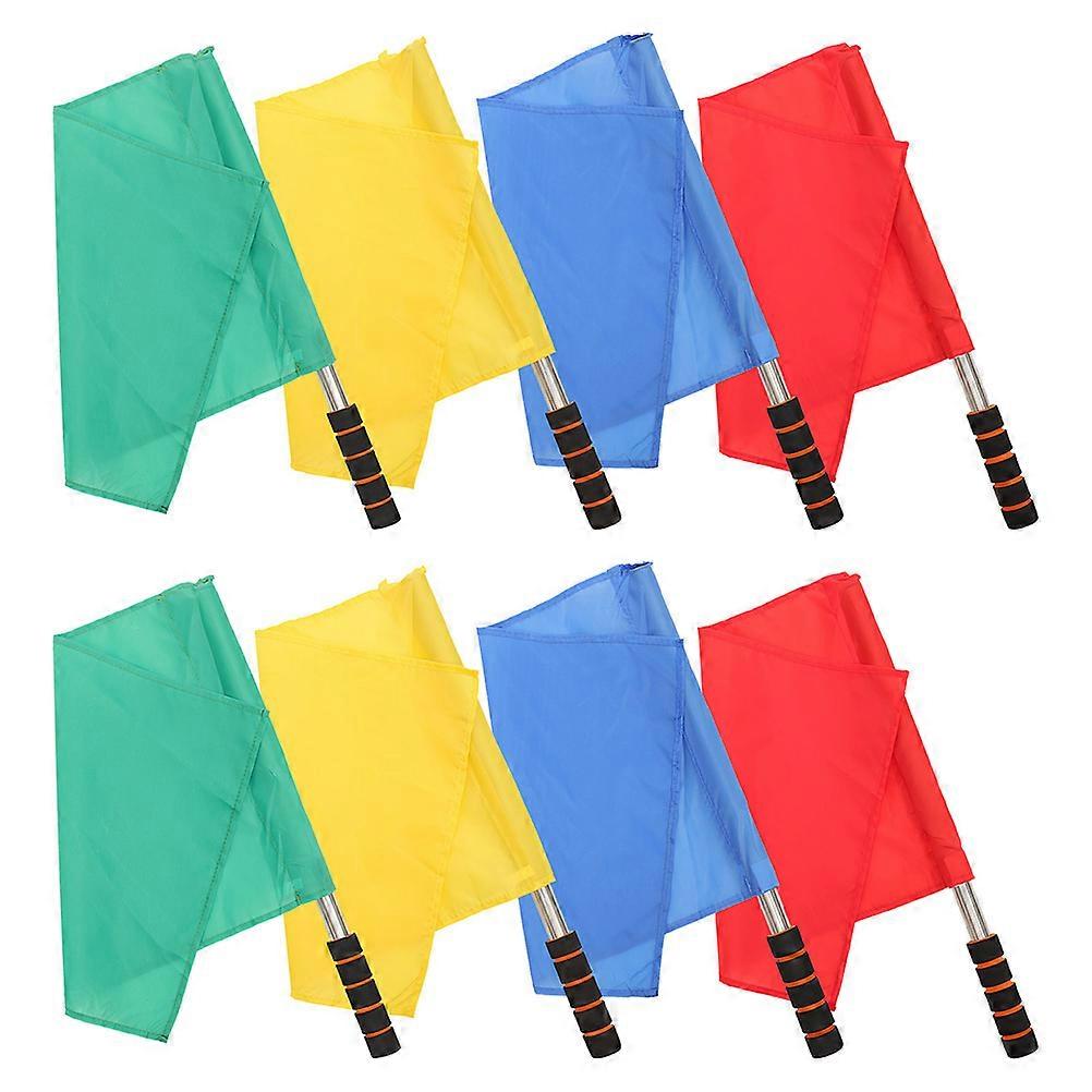Racing Conducting Flag Handheld Signal Flag for Match 24Pcs Set
