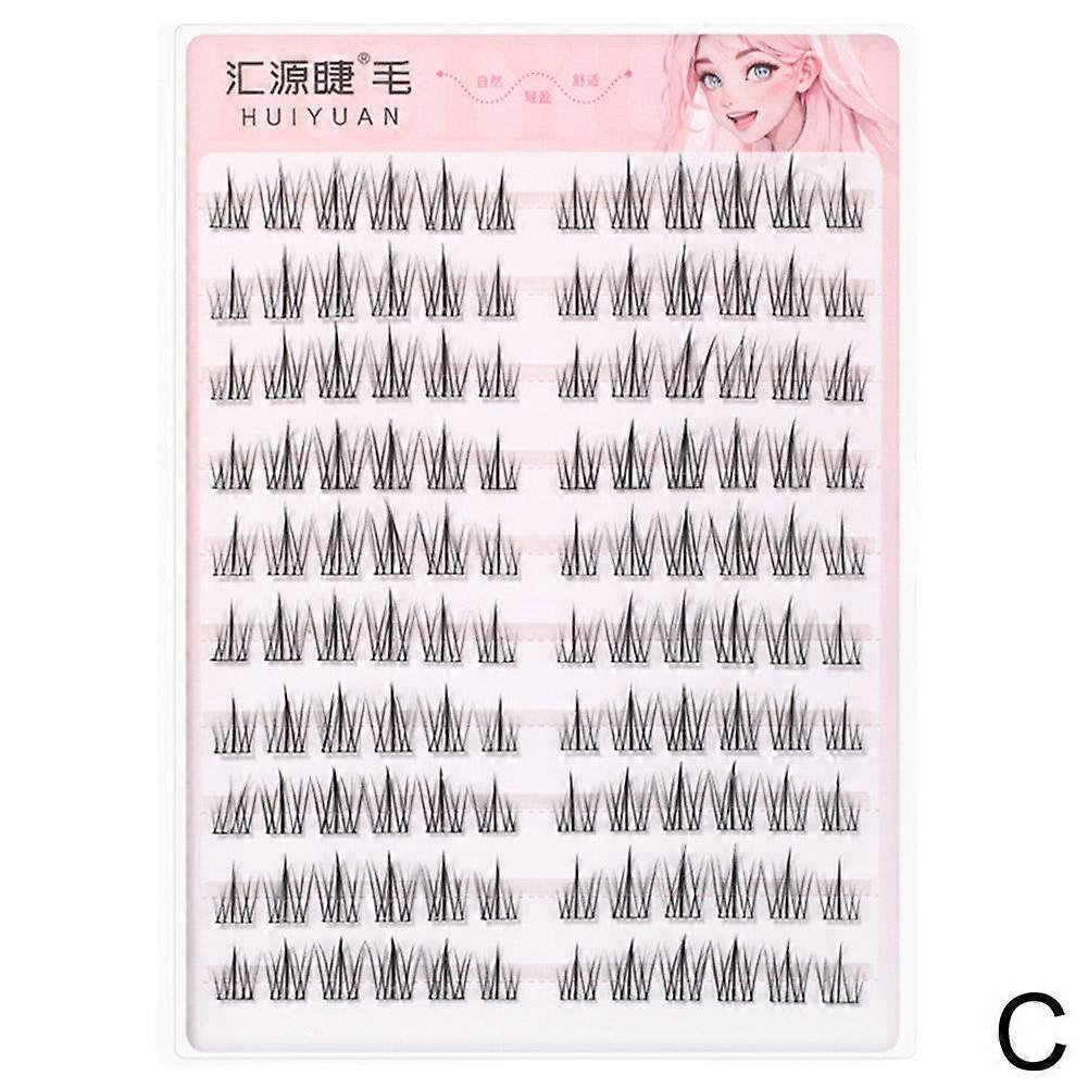 Self-Adhesive Cat Elf False Eyelashes Glue-Free Natural Single Clusters Beginner Friendly Easy to Apply and Remove