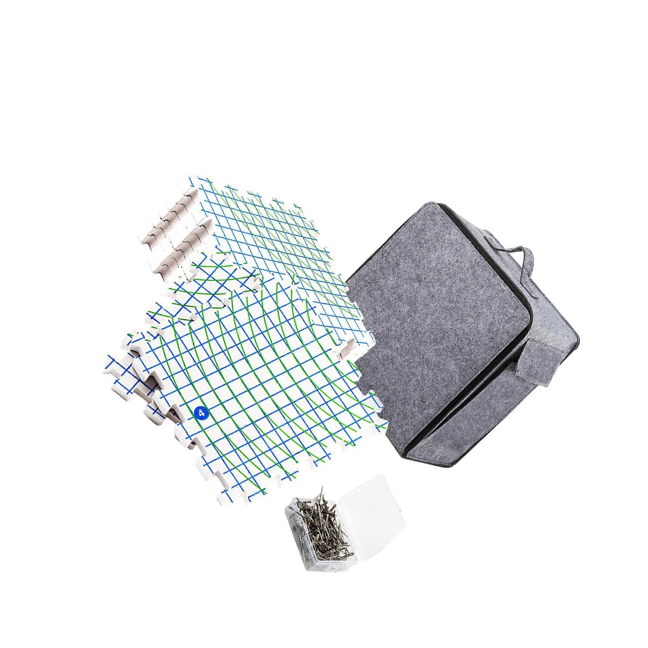 Blocking Mats for Knitting with Grids for Beginner Knitting Lover Needlework