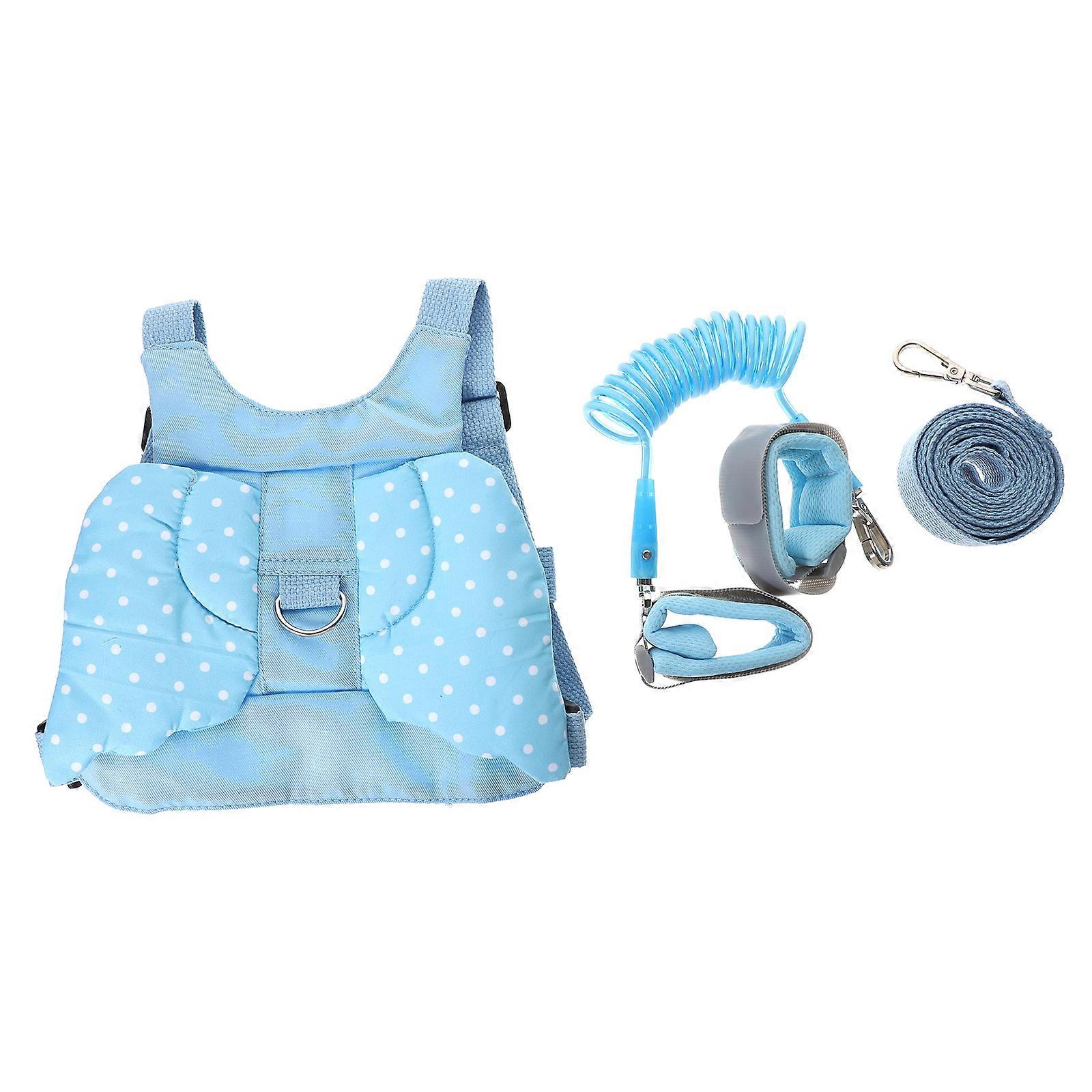 Toddler Leash Anti-Lost Wrist Link with 5Sets Safety Harness for Kids