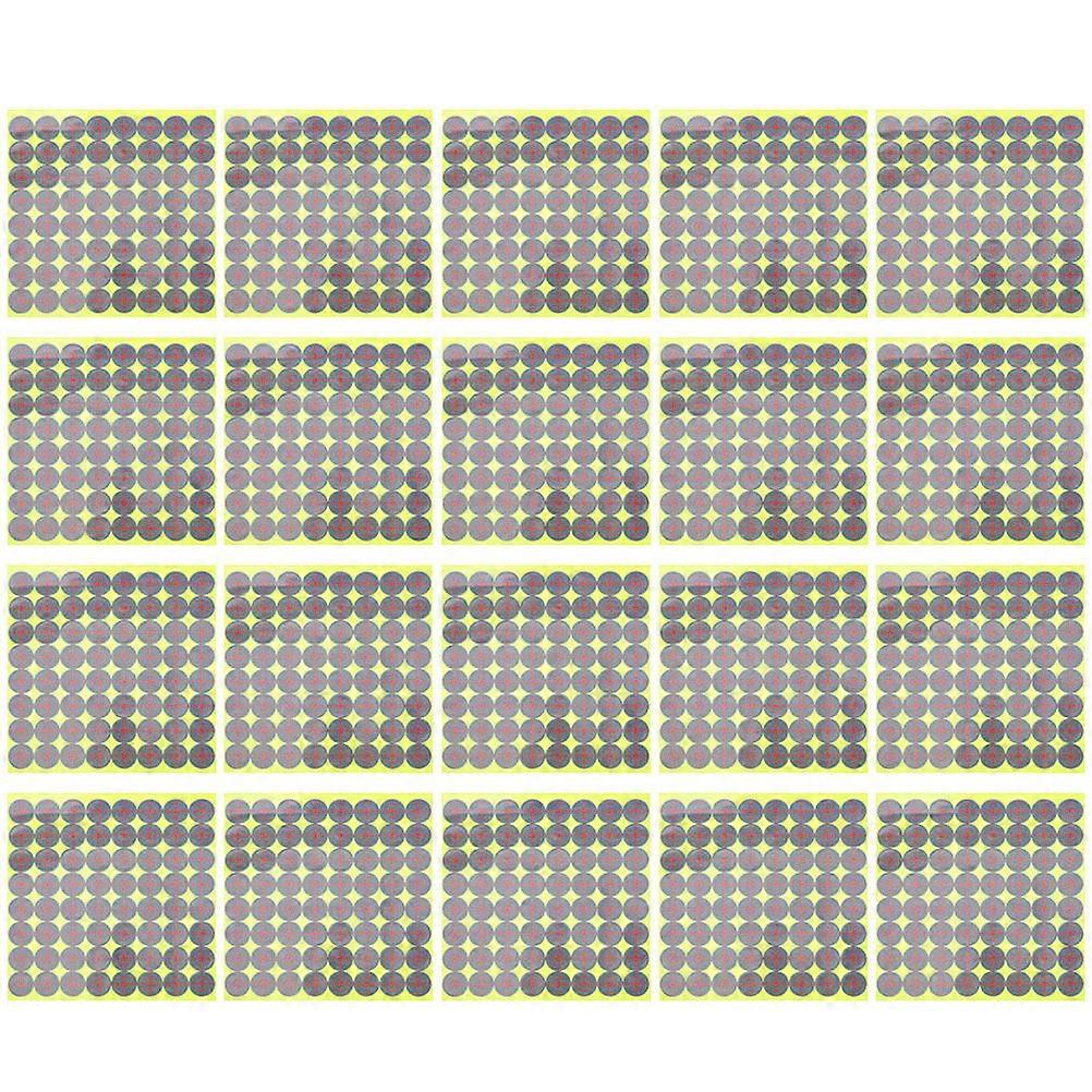 Circle Target Stickers for Training 40 Sheets Assorted Color Adhesive Labels