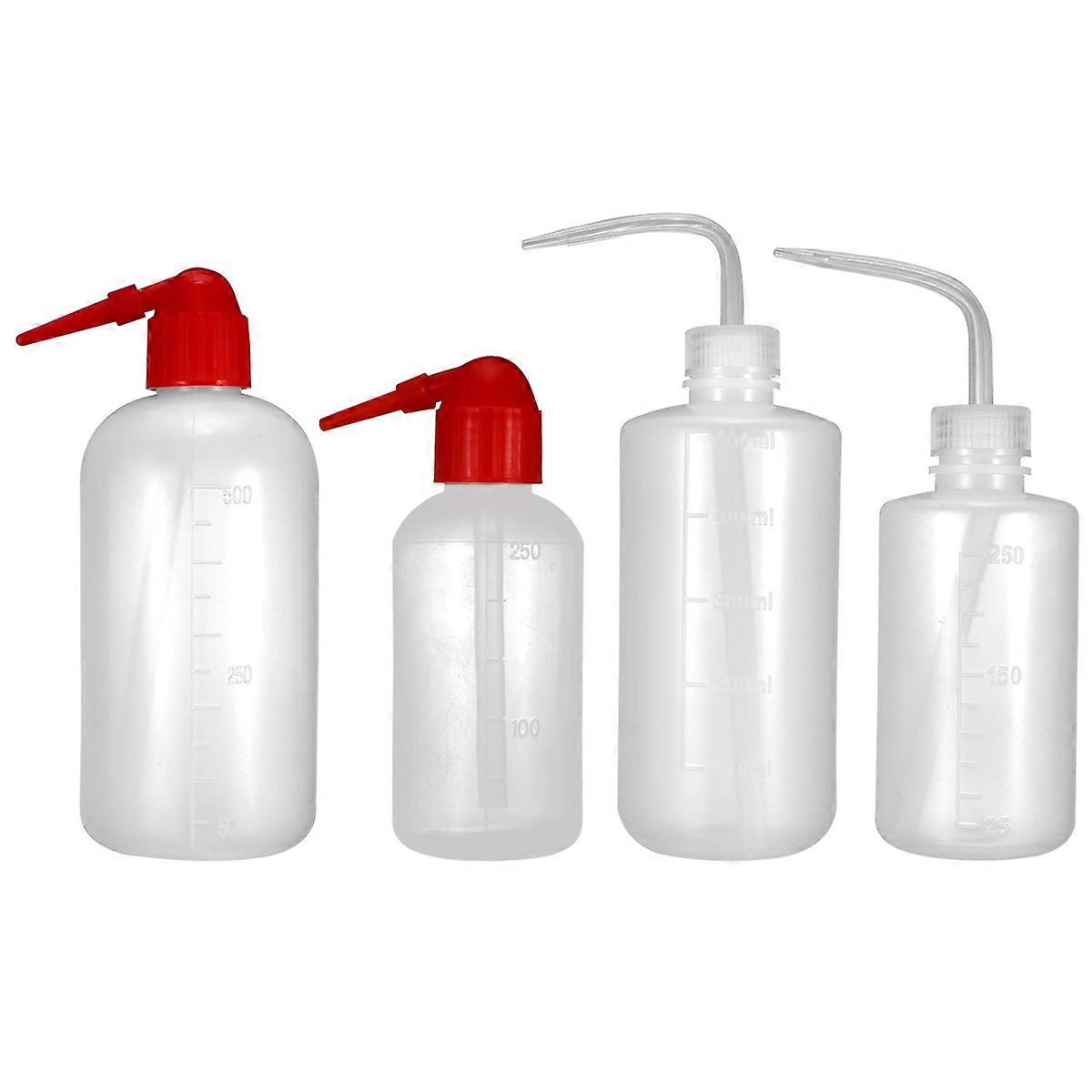 Hair Cleaning Bottles 4Pcs Scheduled For Salon Use With Unique Portable Design In Assorted Color For Liquid Subpackaging