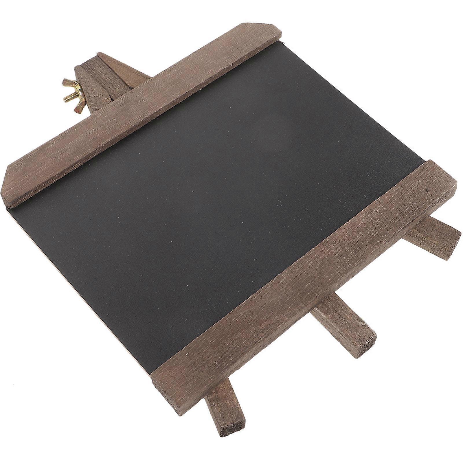 Desktop Chalkboard Signs Vintage Chalkboard Message Board Office Use Black 1 Set