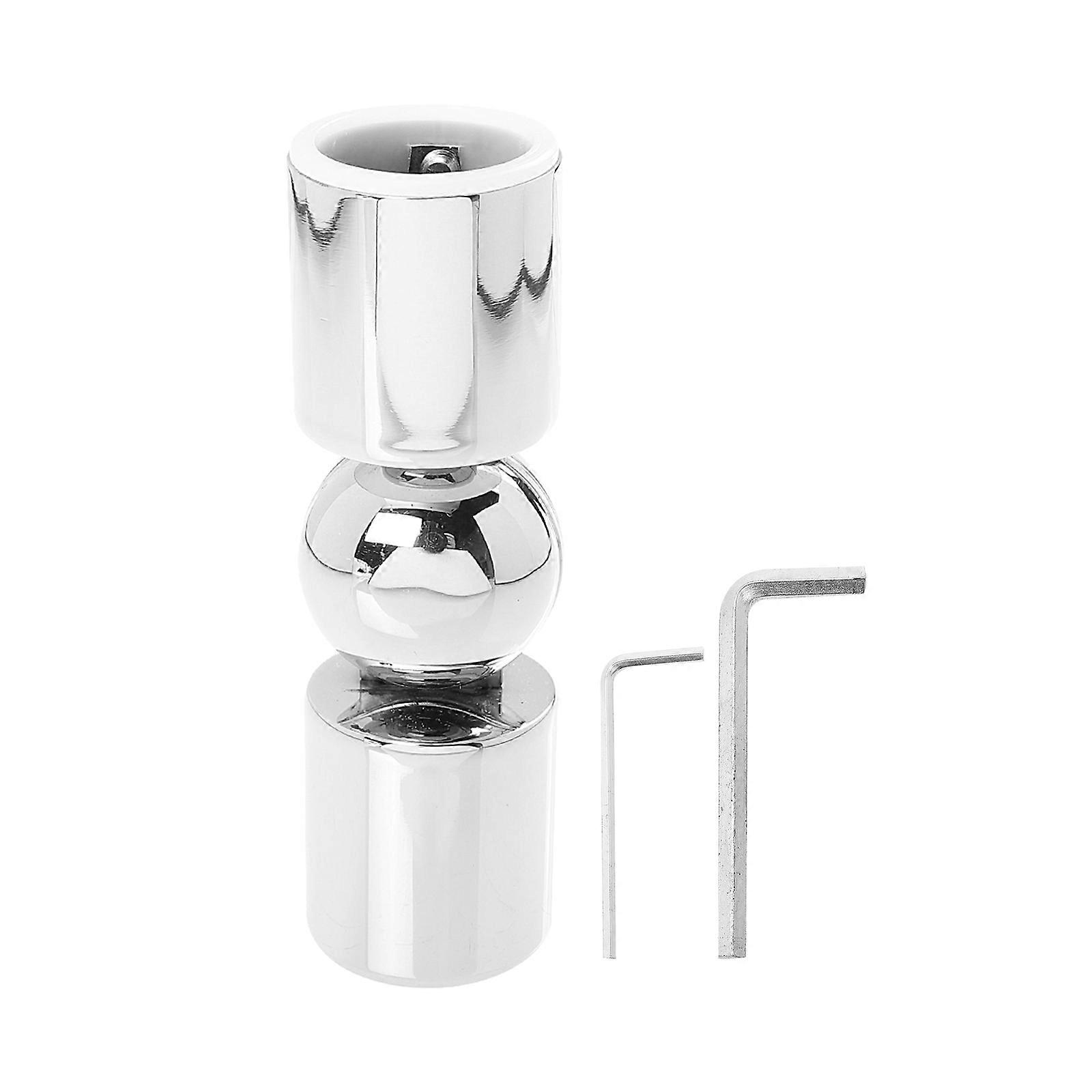 Corner Curtain Rod Connector Angle Adjustable from 90 to 180 Degrees For Living Room Window Decoration 1Pack