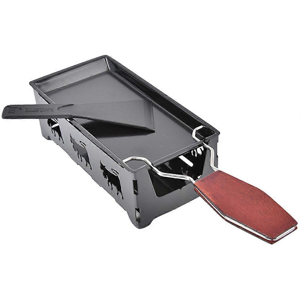 5 Sets Of Cheese Grill Pan Non-Stick Baking Tray Ideal For Cheese Lovers Heat Resistant Black