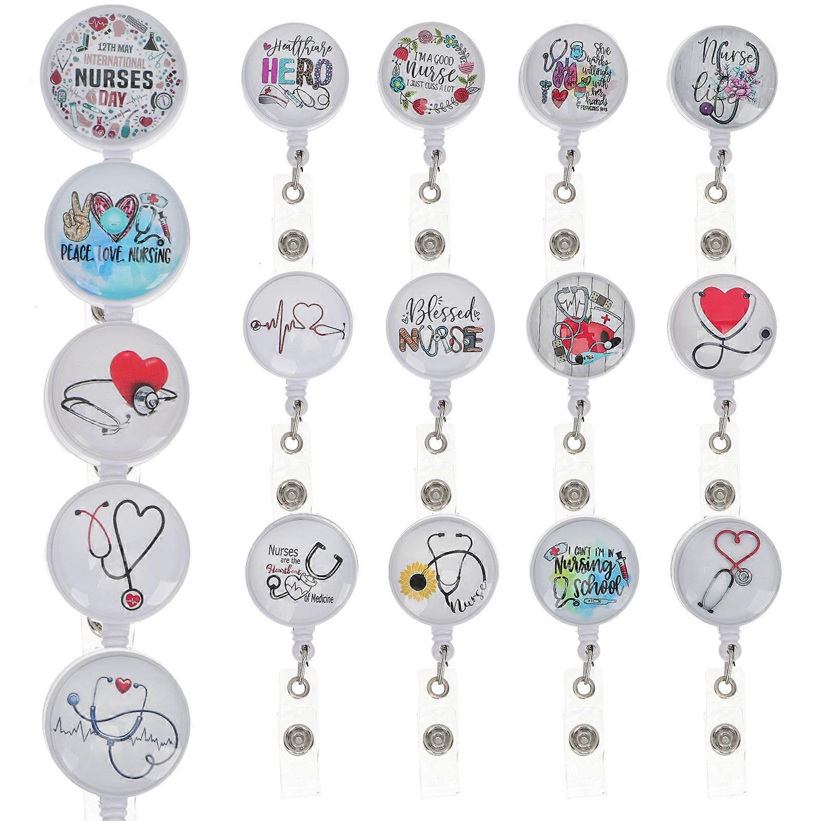 Badge Clips 34 Pcs With Retractable Design For Students And Professionals Multi Use For ID Badge Display