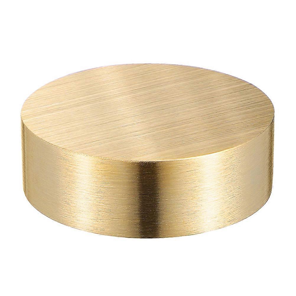Golden Brass Round Paperweight For Stabilizing Paper In Traditional Chinese Style 1Pcs