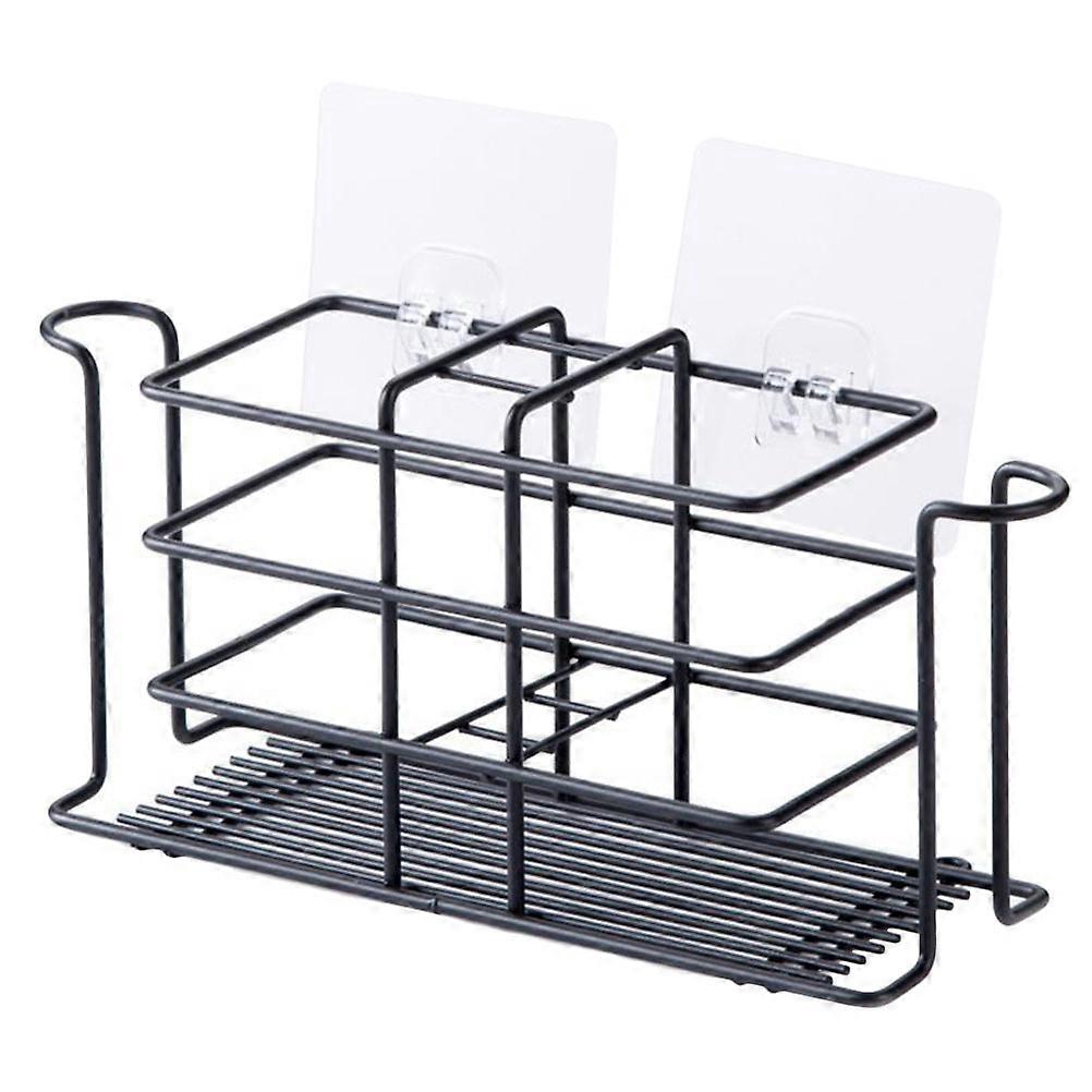 3Pcs Bathroom Storage Mounted Shelf for Black Bathroom Use