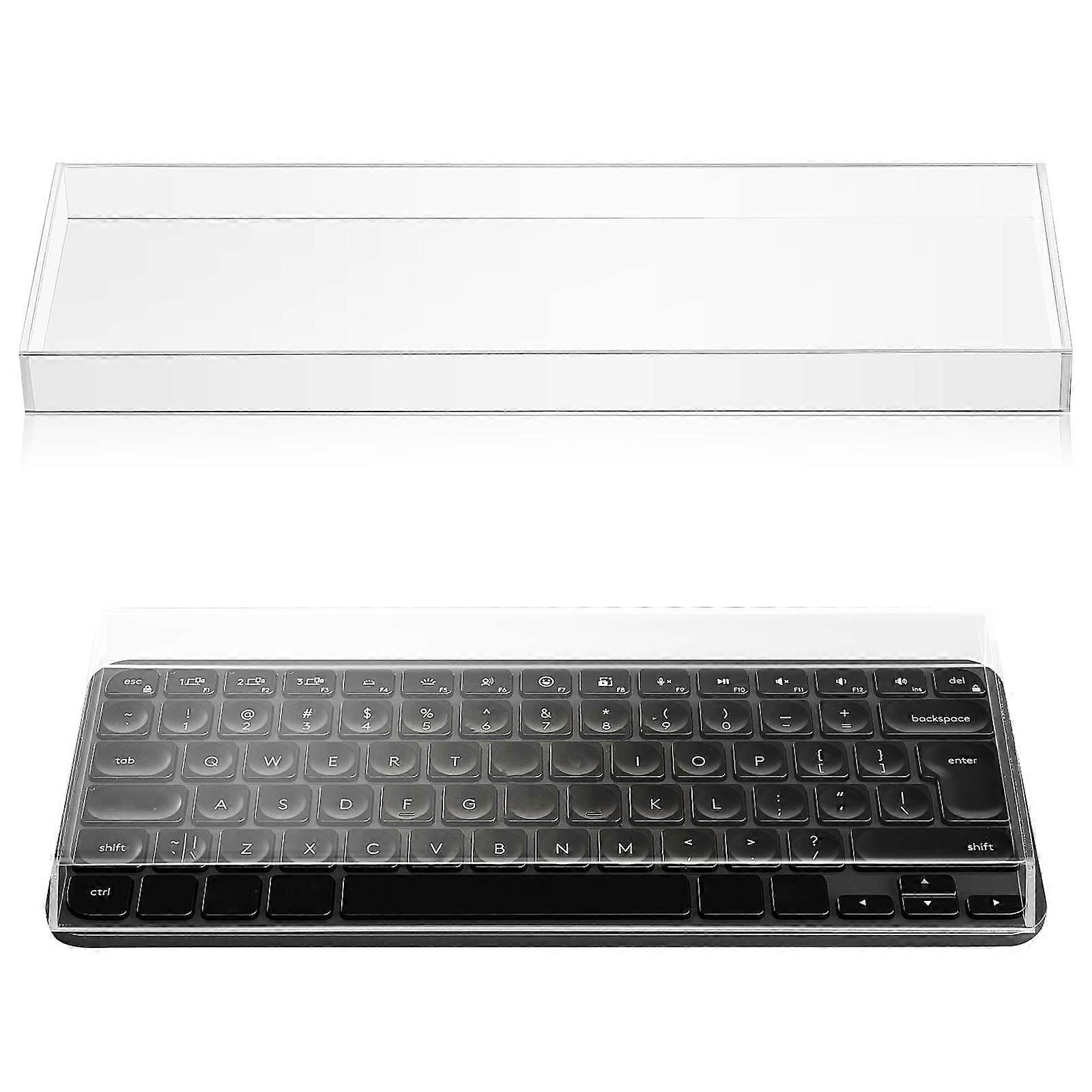Water Resistance Keyboard Protector Cover Clear Acrylic Material Office Use Home Use 1Pcs