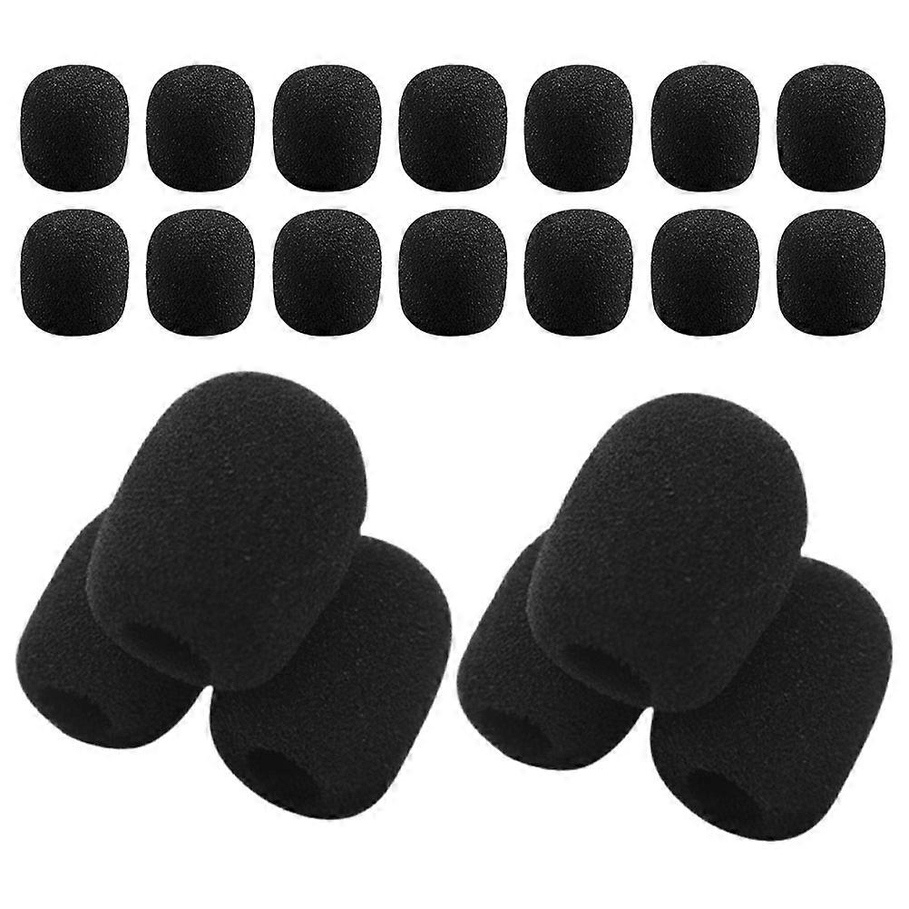 Microphone Windscreen Sponge Covers for Lapel Mic Use 60Pcs