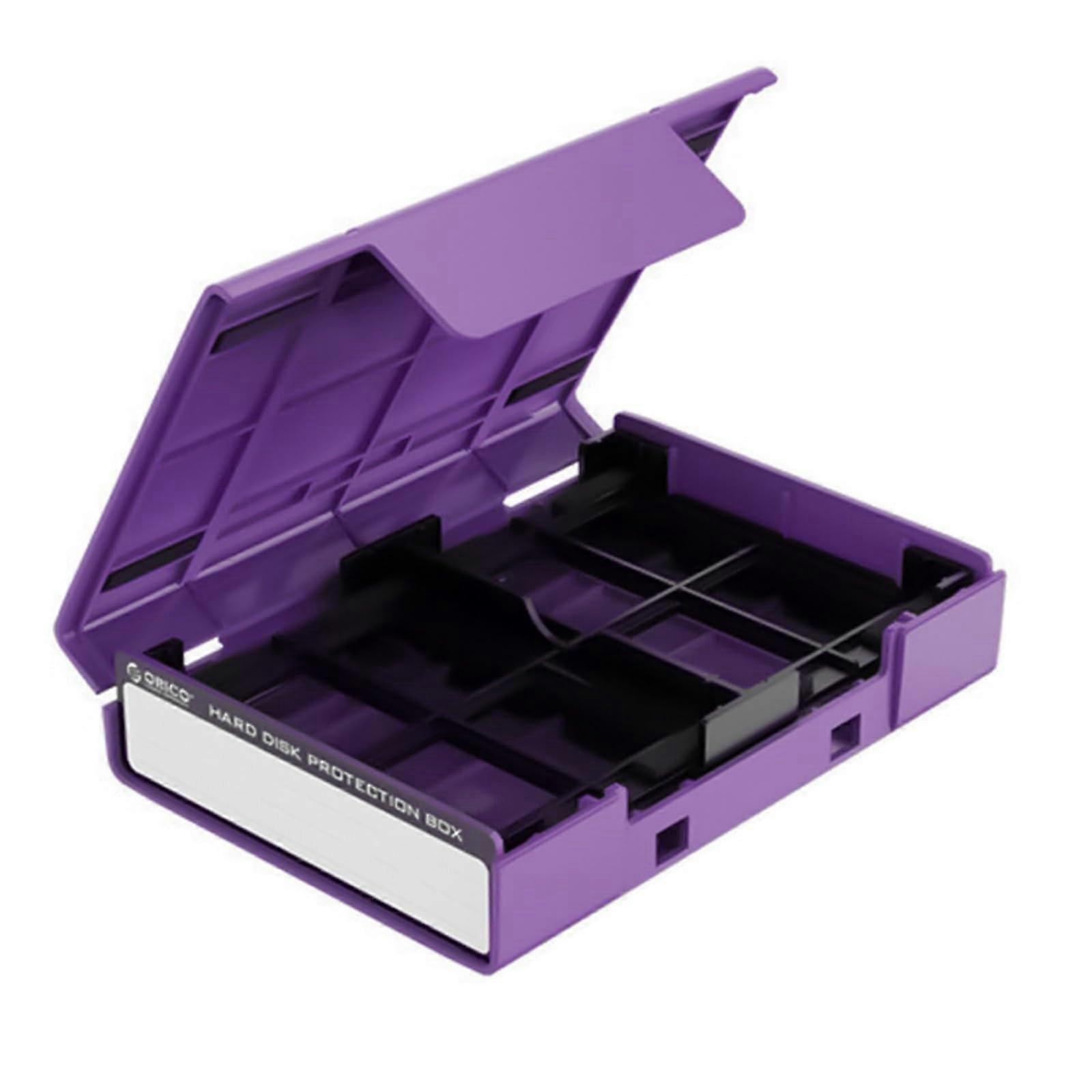 Protective Hard Drives Storage Case For 2.5Inch And 3.5Inch HDDs ABS Container Office Travel