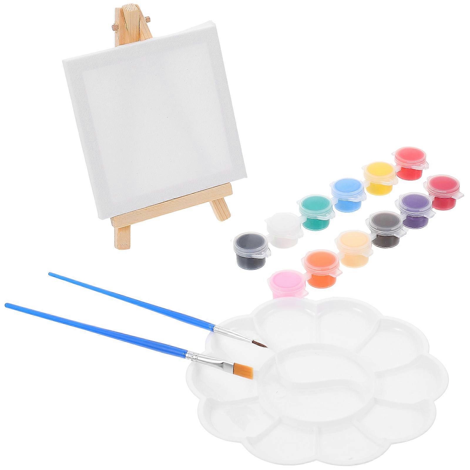 Acrylic Paint Set Miniature Easel Display Stand for Holding Use 3Sets