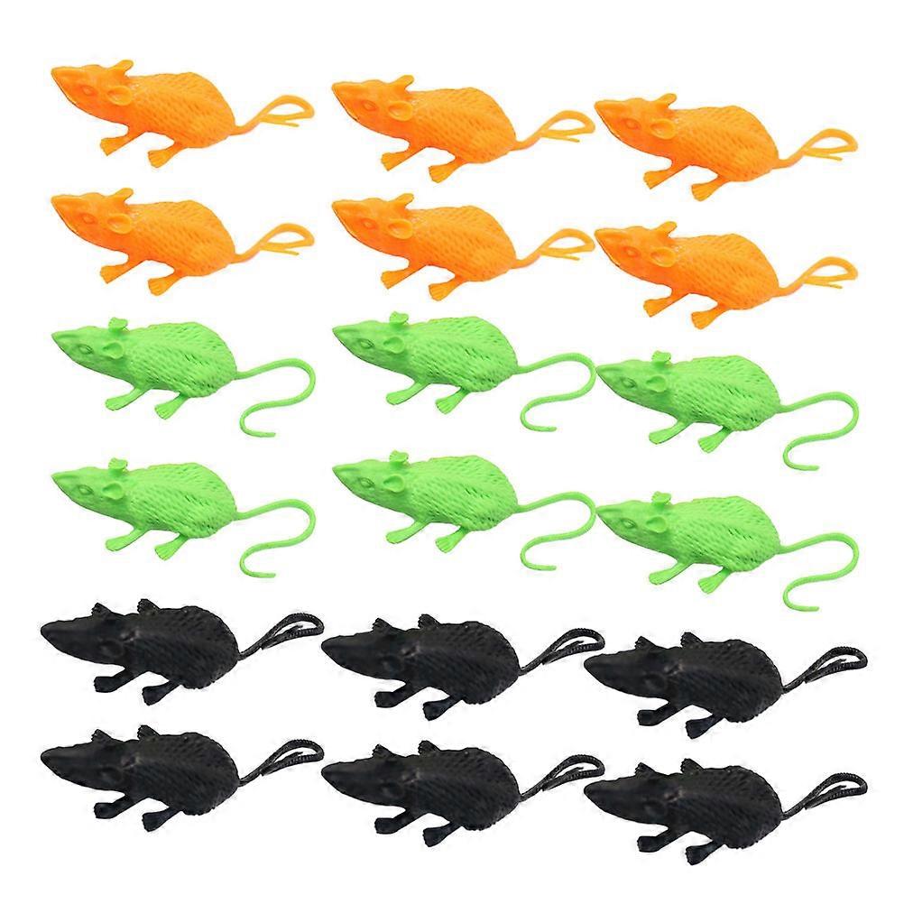 Prank Mice Toy for Halloween 54Pcs Simulation Mouse Decor