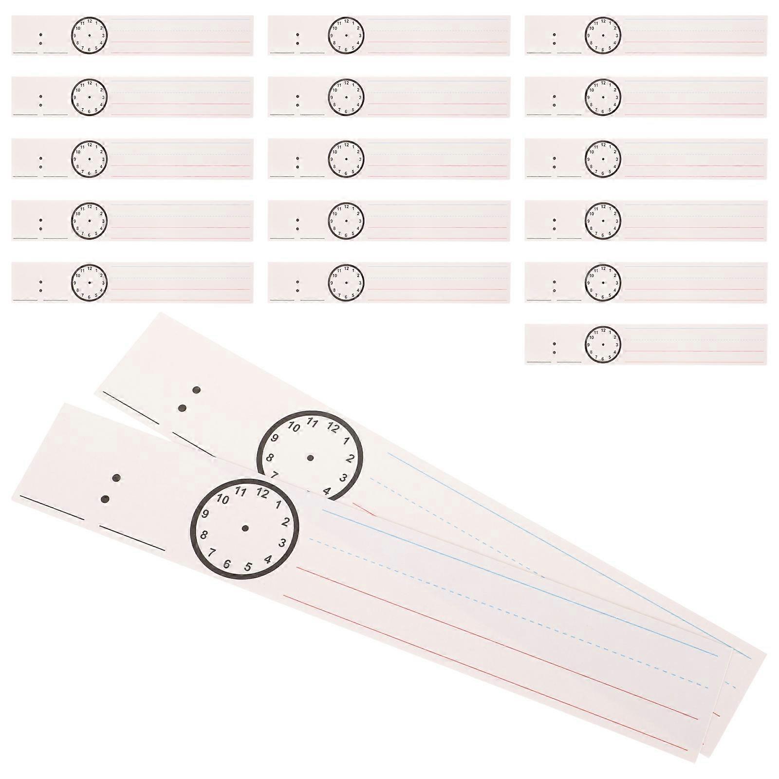 Writing Word Strips Paper Sheets for Kids Use 54 Sheets