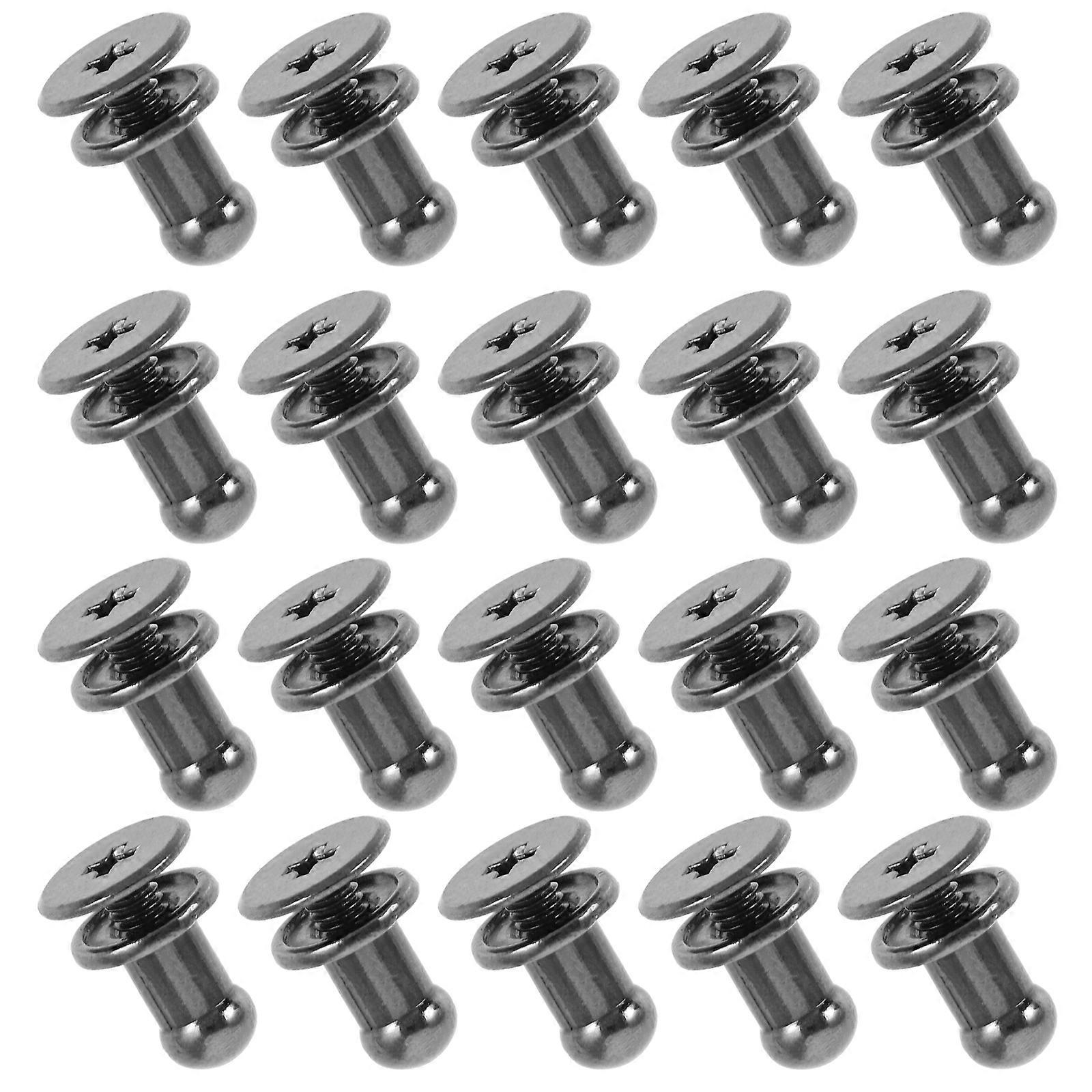 Metal Rivets DIY Rivet Studs 40 Pcs For Craft And Clothing Fastening Punk Shape