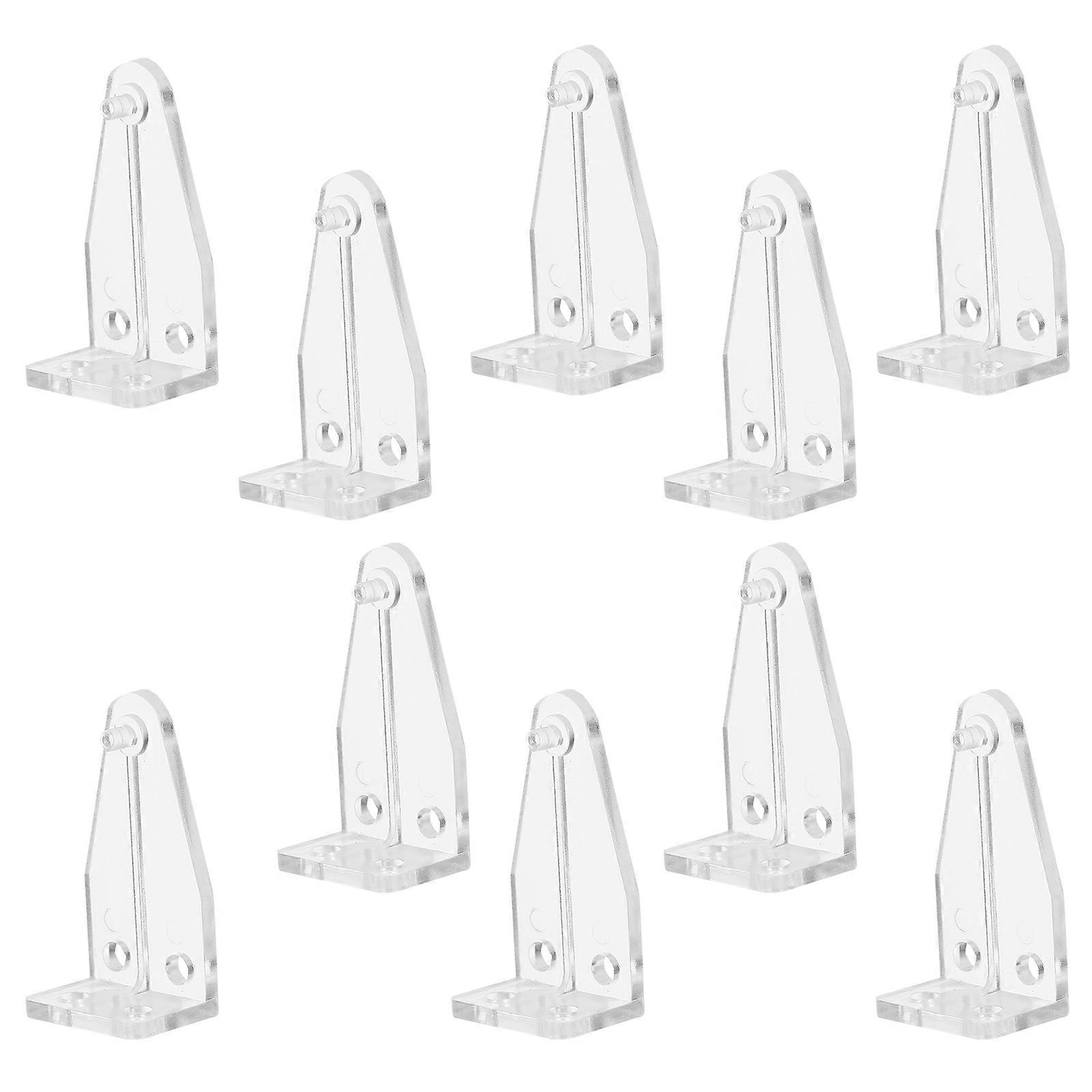 Blind Post Brackets Clear Plastic Blinds Bottom Rail Holder Daily Use Hold Down 10Pcs