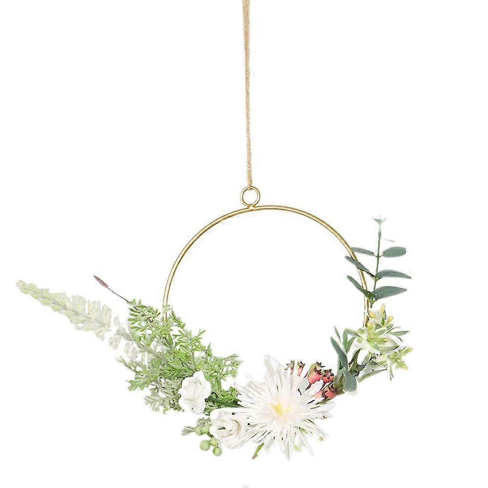 Hanging Garland Iron Frame for Decoration 2Pcs Multi