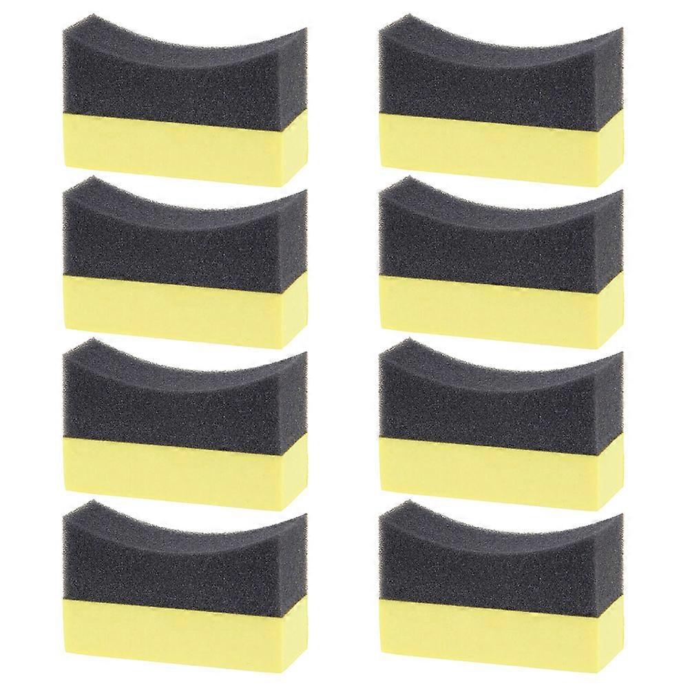 Tire Dressing Applicator Pads 40 Pcs Auto Cleaning Sponge For Car Maintenance Multi Color Made Of Composite PE Material