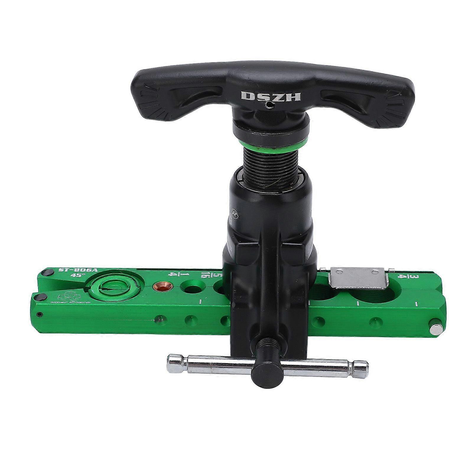 Flaring Tool 45 Degree Eccentric Cone Type Tube Expander for 1/4 5/16 3/8 1/2 5/8 3/4in Pipes