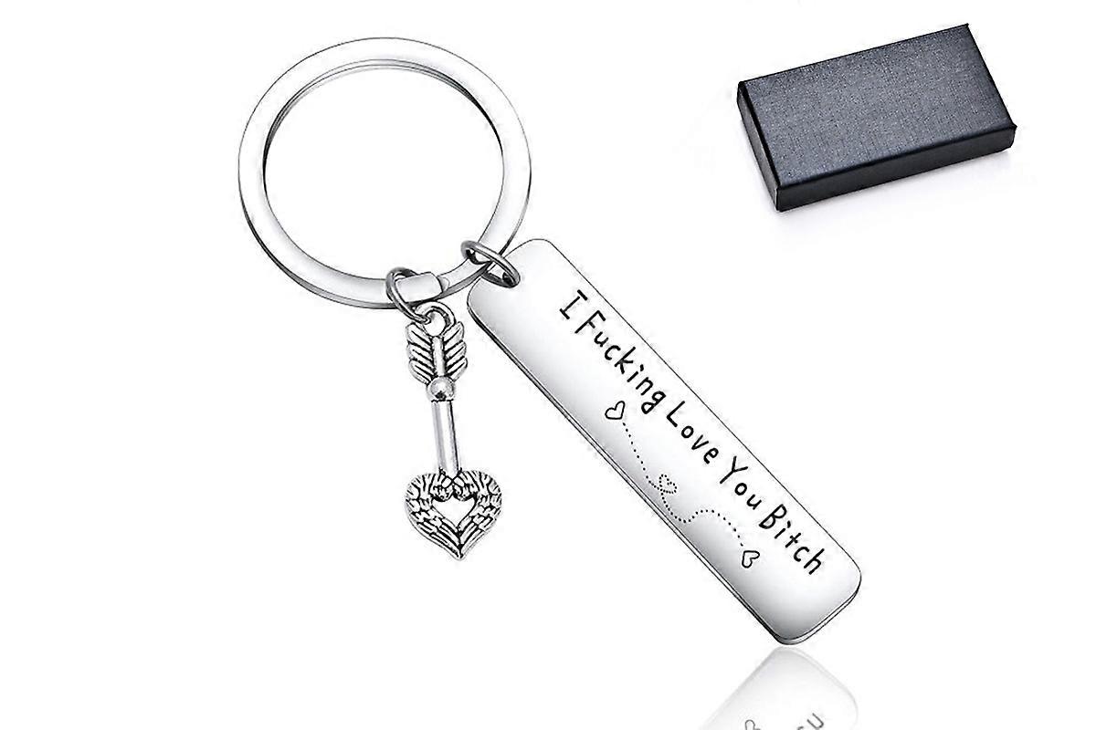 Best Friend Keychain Stainless Steel Key Chain