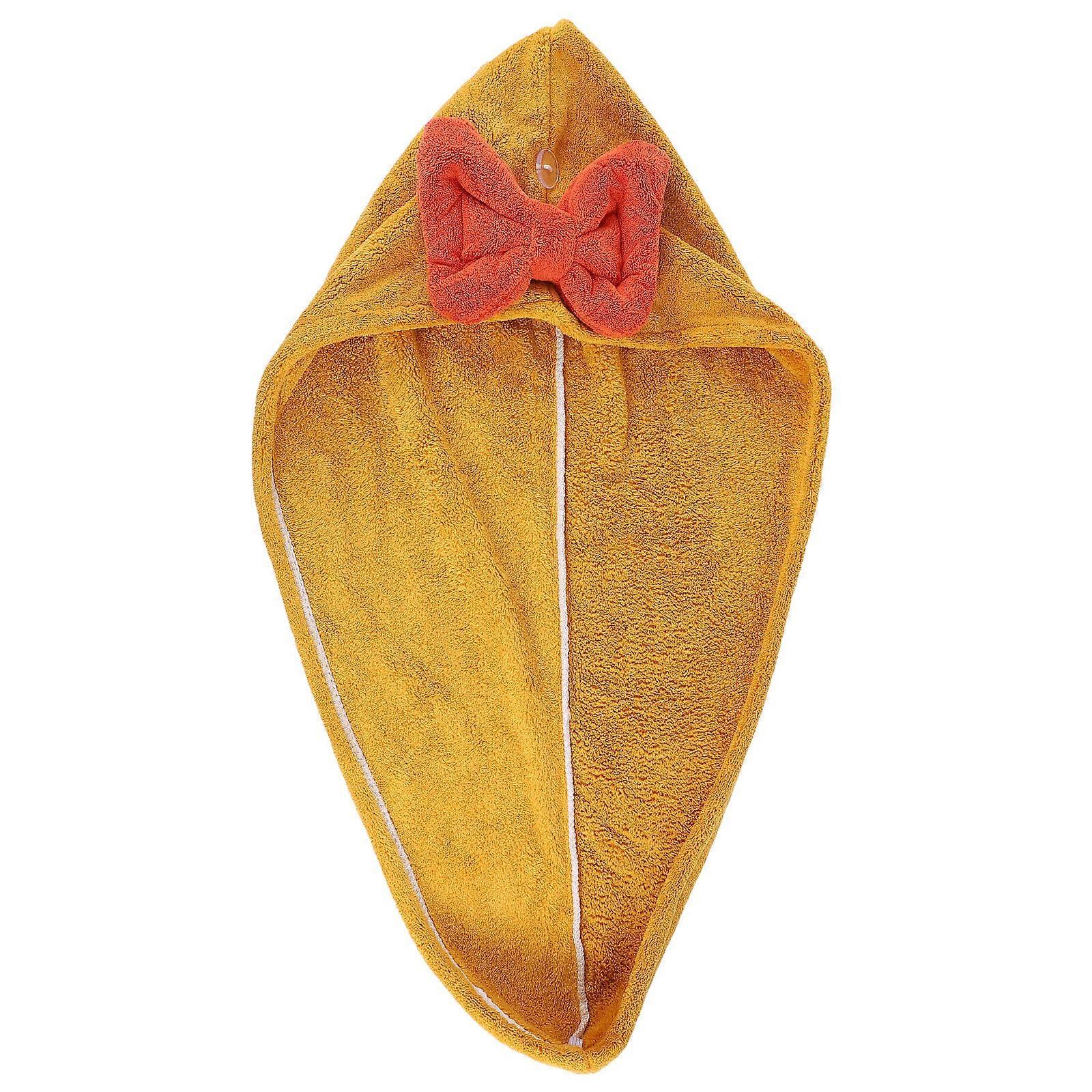 Hair Dry Hat Fast Drying Use 2Pcs for Home Use Soft Coral Fleece Material