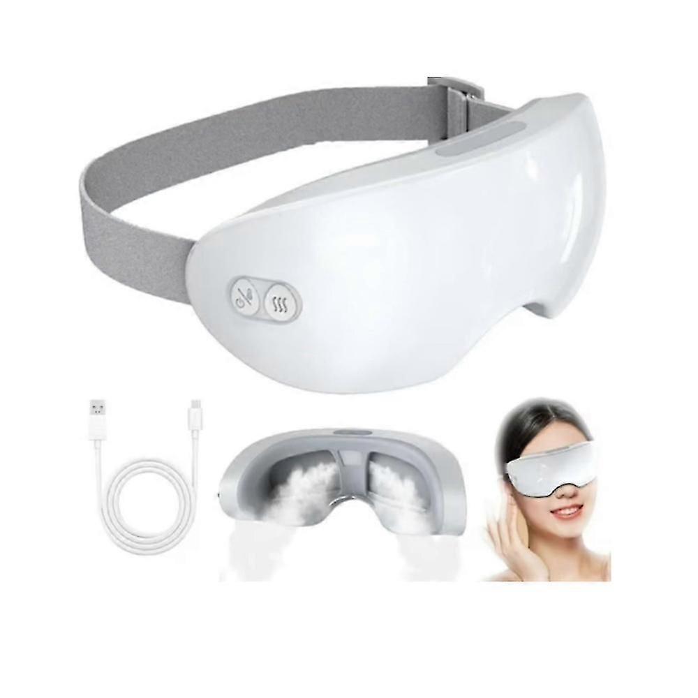 Eyerelis スチームセラピー アイマスク 調節可能なスマートホット&コールド付き、ダークサークル、腫れ、ドライアイリリーフのためのアイレリーフマスク