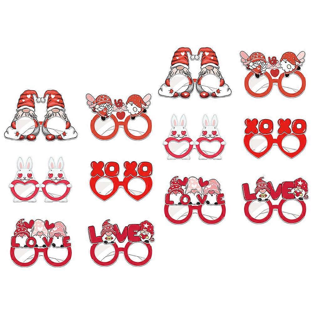 Valentine Themed Eyeglasses Frame for Decoration 60Pcs Party Eyewear