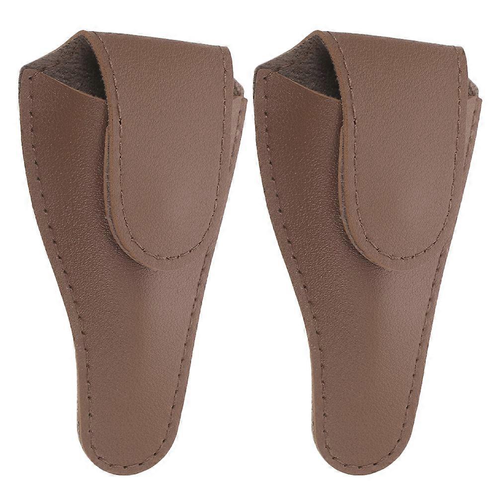 Nail Scissors Pouch PU Protective Covers for Cuticle Scissor Protector 4Pcs