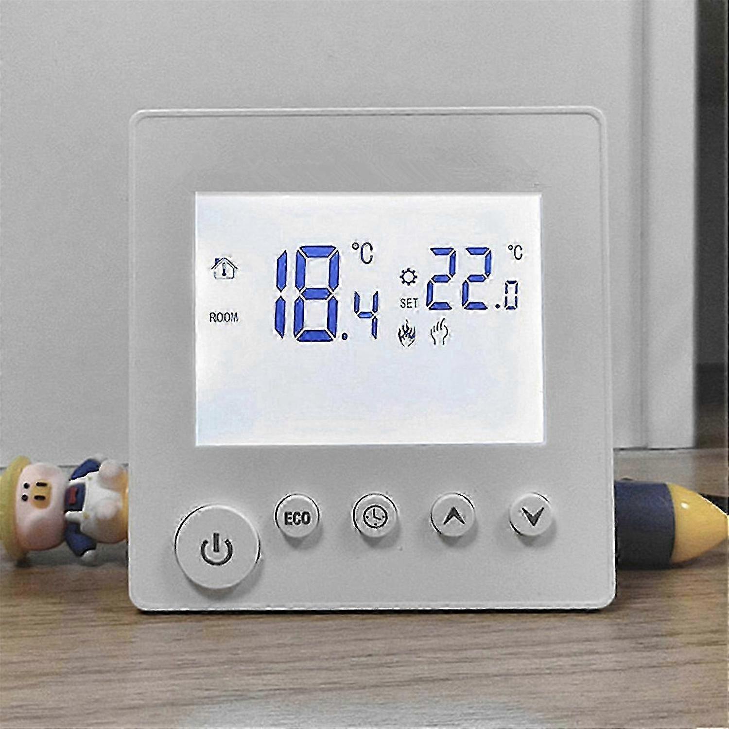 Smart Thermostat for Electric Floor Heating, AC 95V-240V-Compatible Temperature Control Unit