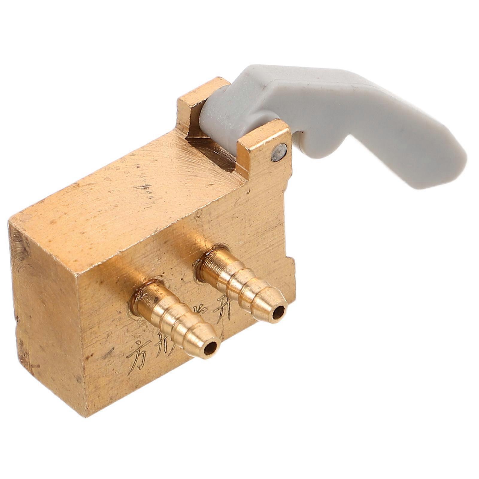 Valve Brass Plastic Normally Open Valve for Holder 3Pcs