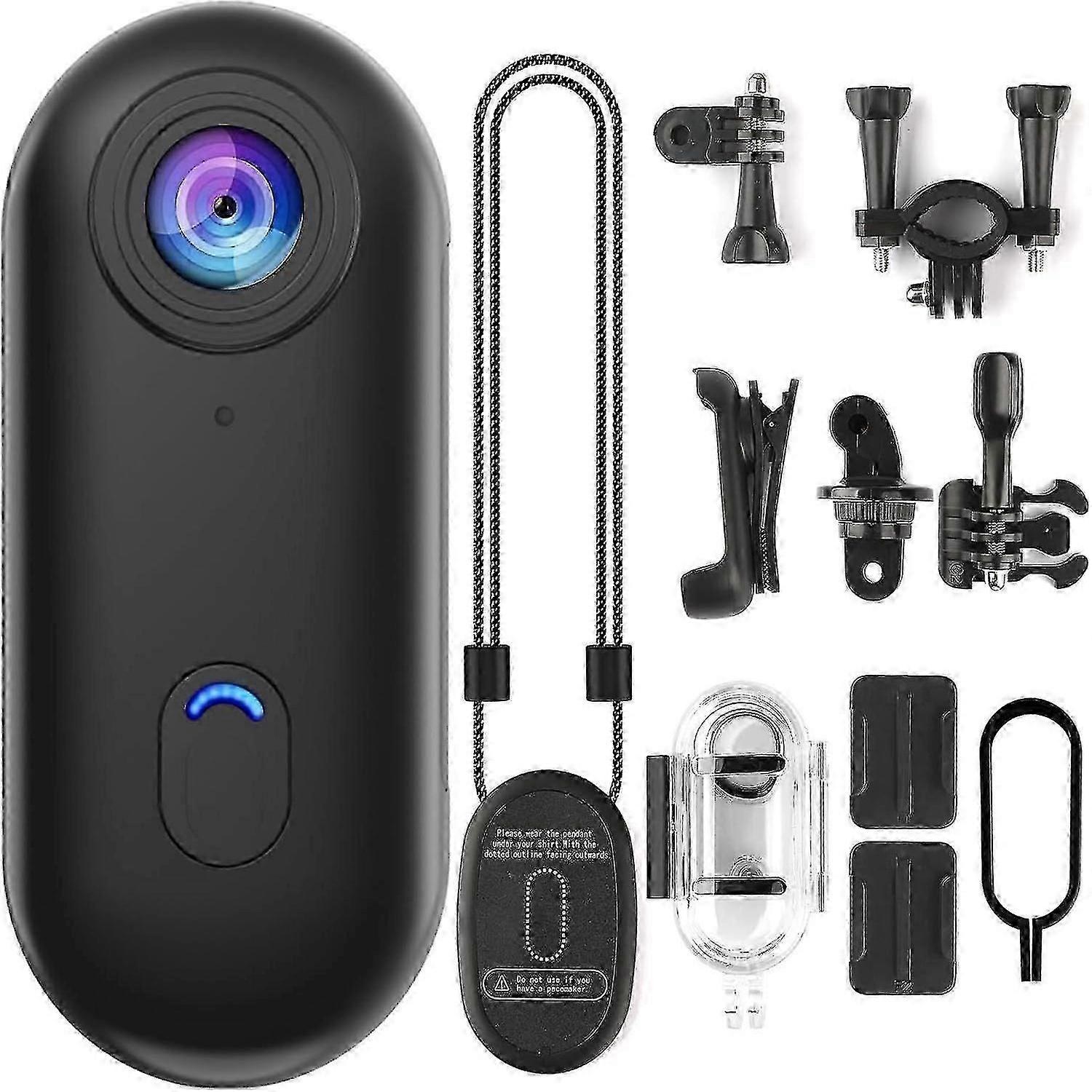 2025 Latest Model 4K Mini WiFi Action Camera 64GB Thumb POV Portable Body Cam