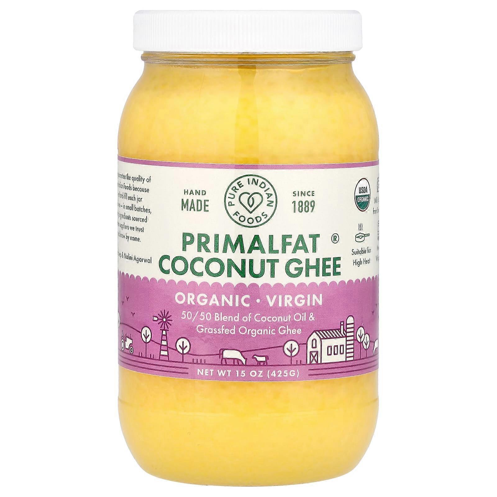 Organic & Virgin PrimalFat Coconut Ghee, 15 oz (425 g)