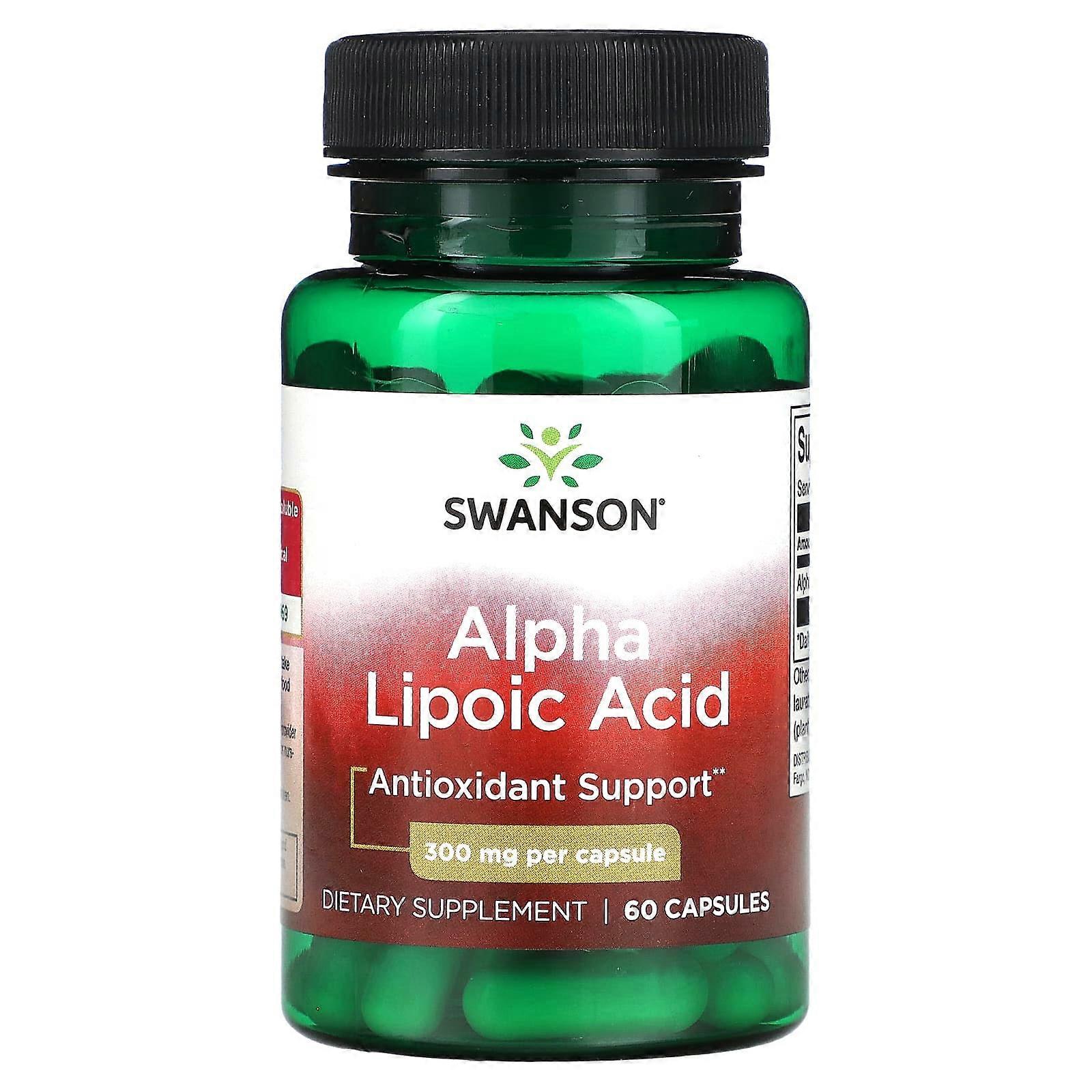 Alpha Lipoic Acid, 300 mg, 60 Capsule
