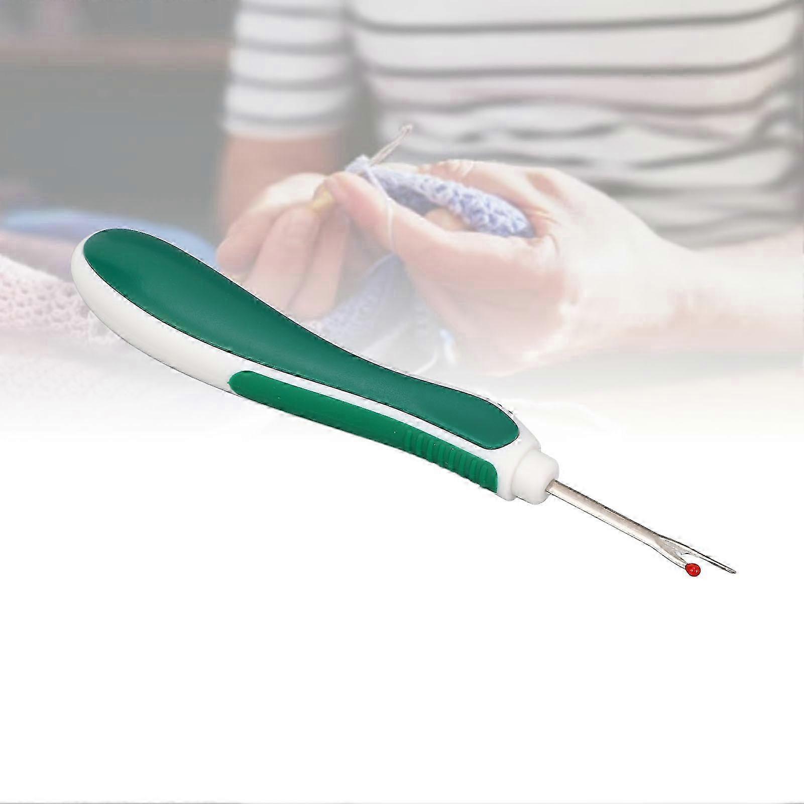 2025 Ergonomic Silicone Handle Seam Ripper Green Thread Unpicker