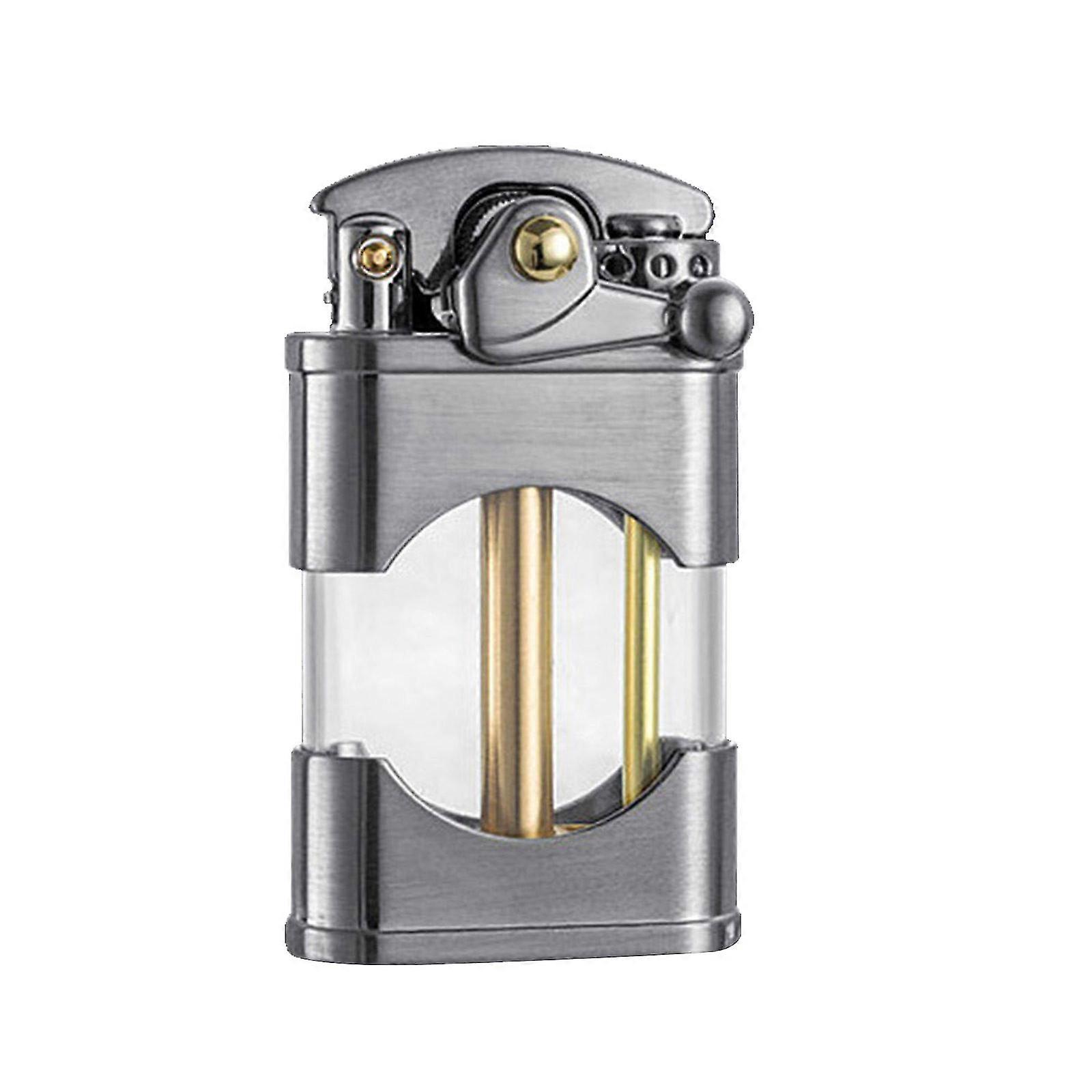 25-26 Retro Transparent Kerosene Lighter High-grade Kerosene Lighter Collection Type Lighter
