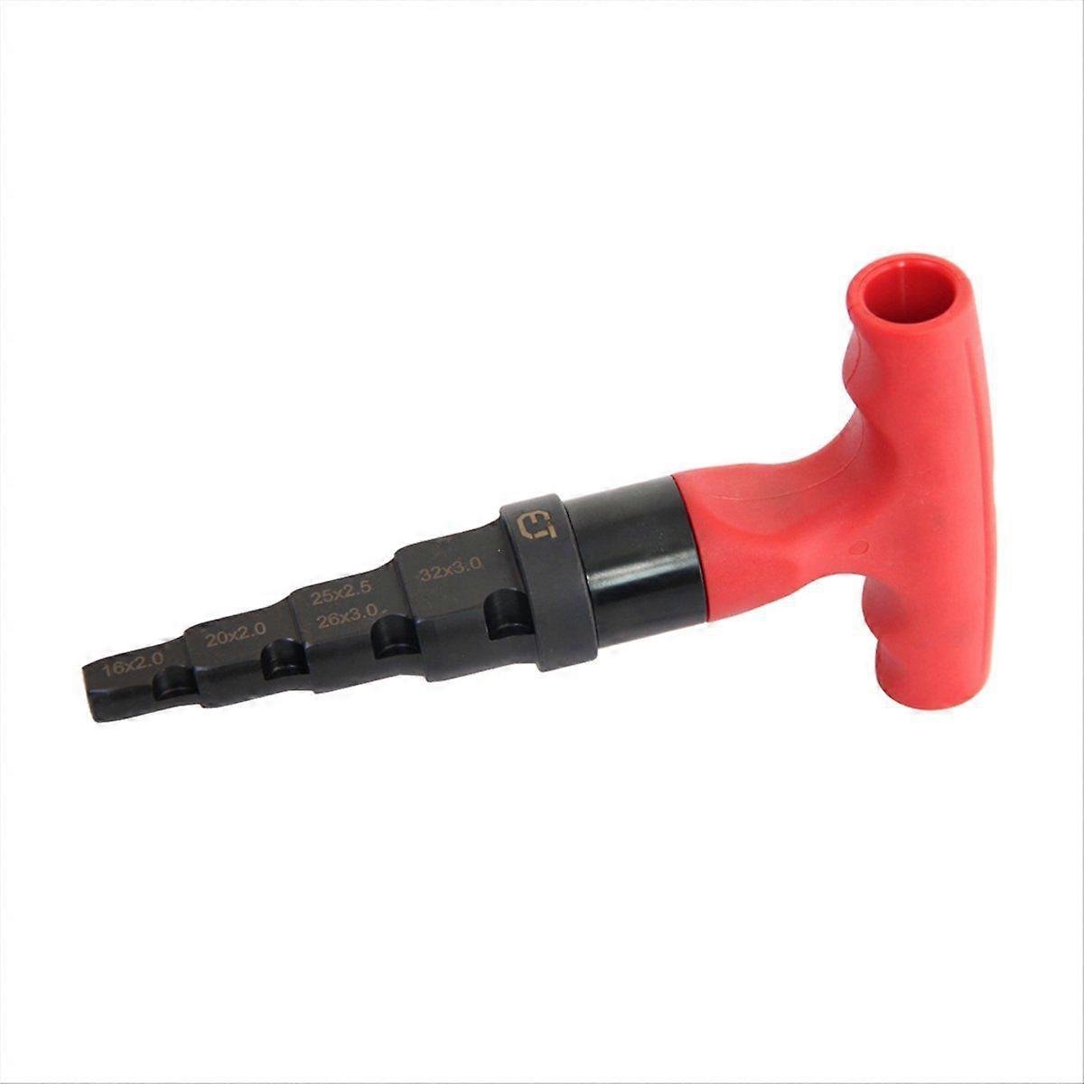 Pipe Deburring Tool Internal Chamfering Tool Multi-Layer Calibration Reamer 4-in-1 Ratcheting Swive