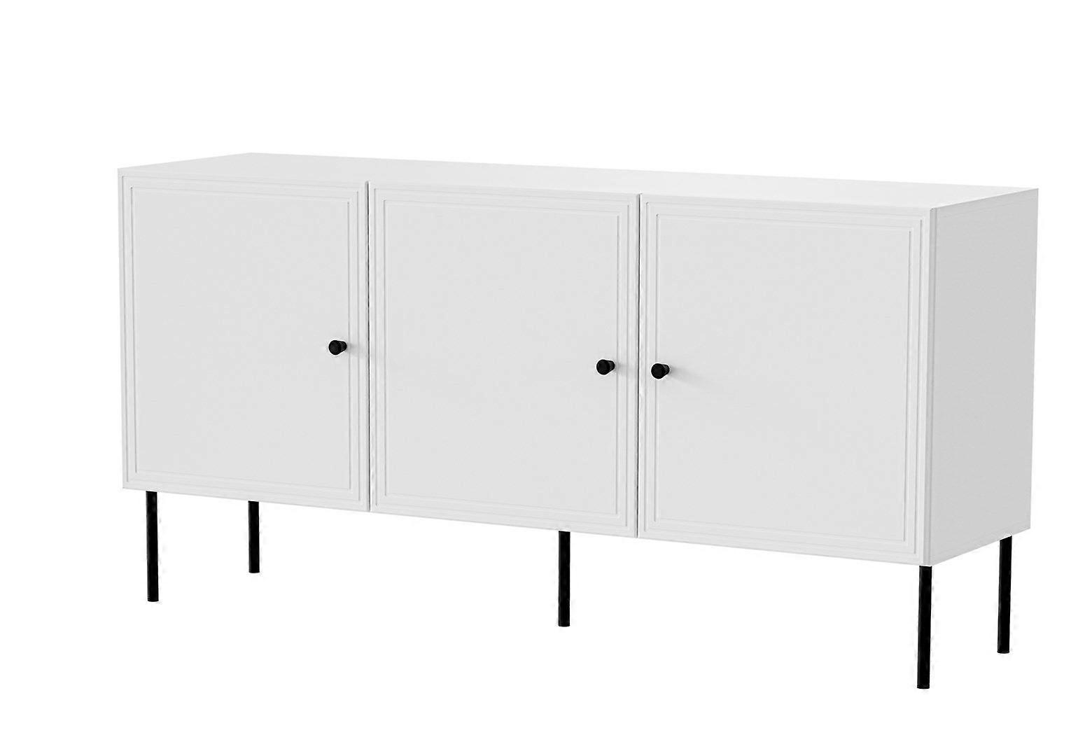 Commode 3D Palazzo Bis 151x40x75 Blanc mat