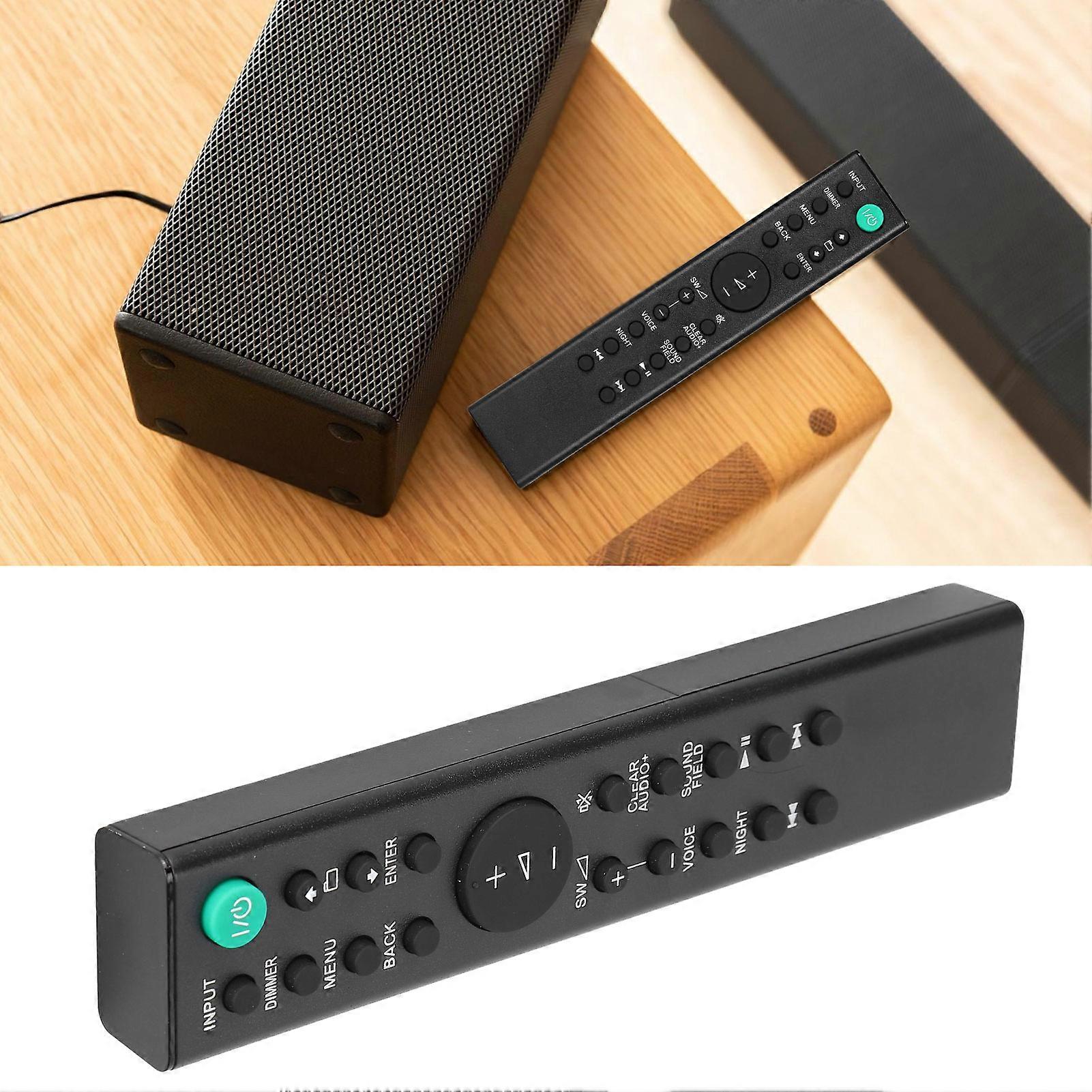 RMTAH102U Remote Control ABS Black Soundbar Controller Parts Replacement for Sony HTXT100