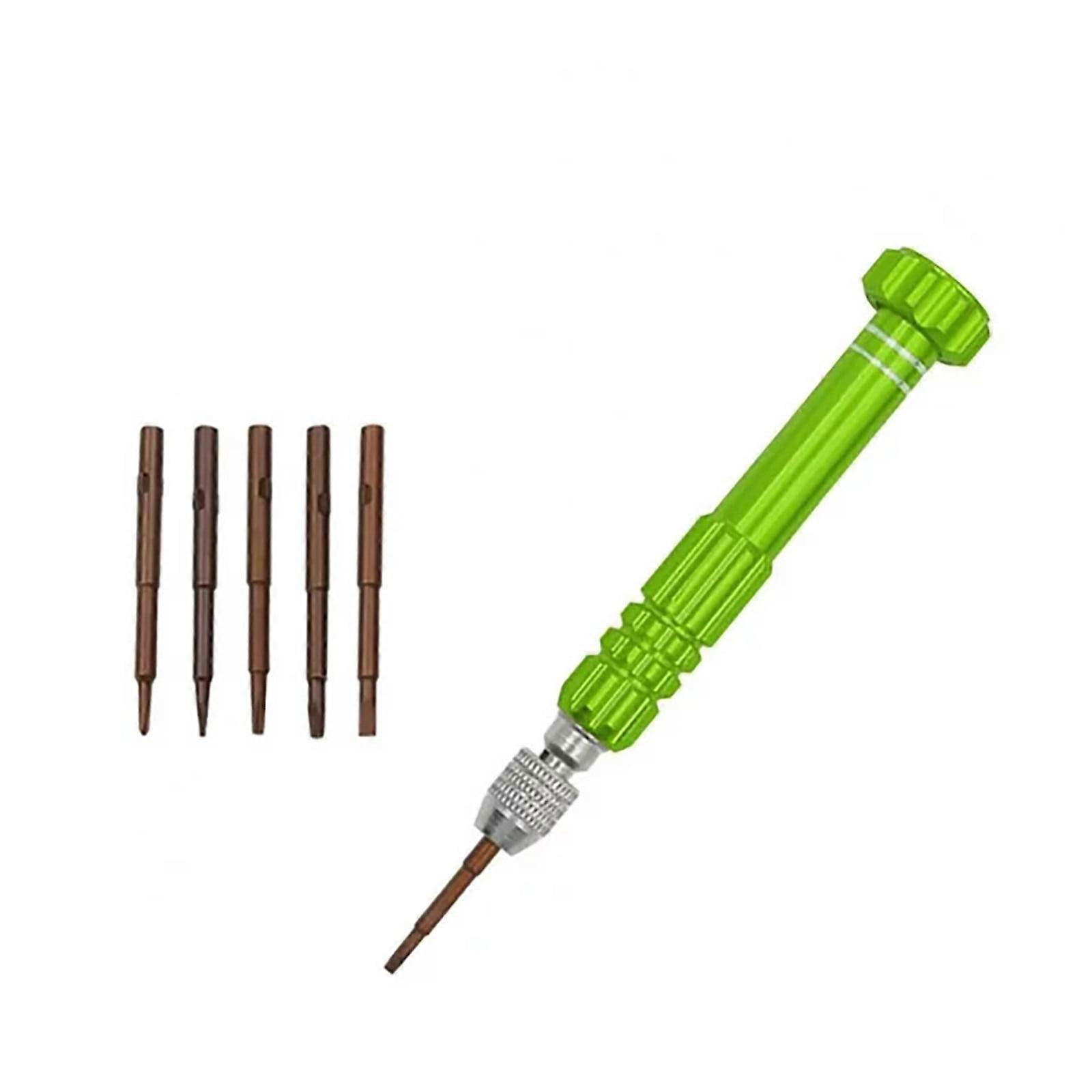 Bolt Driver 5 In 1 Precision Torx Screwdriver Cellphone Watch Mixed Tool Kit Aluminium Alloy Screwdriver