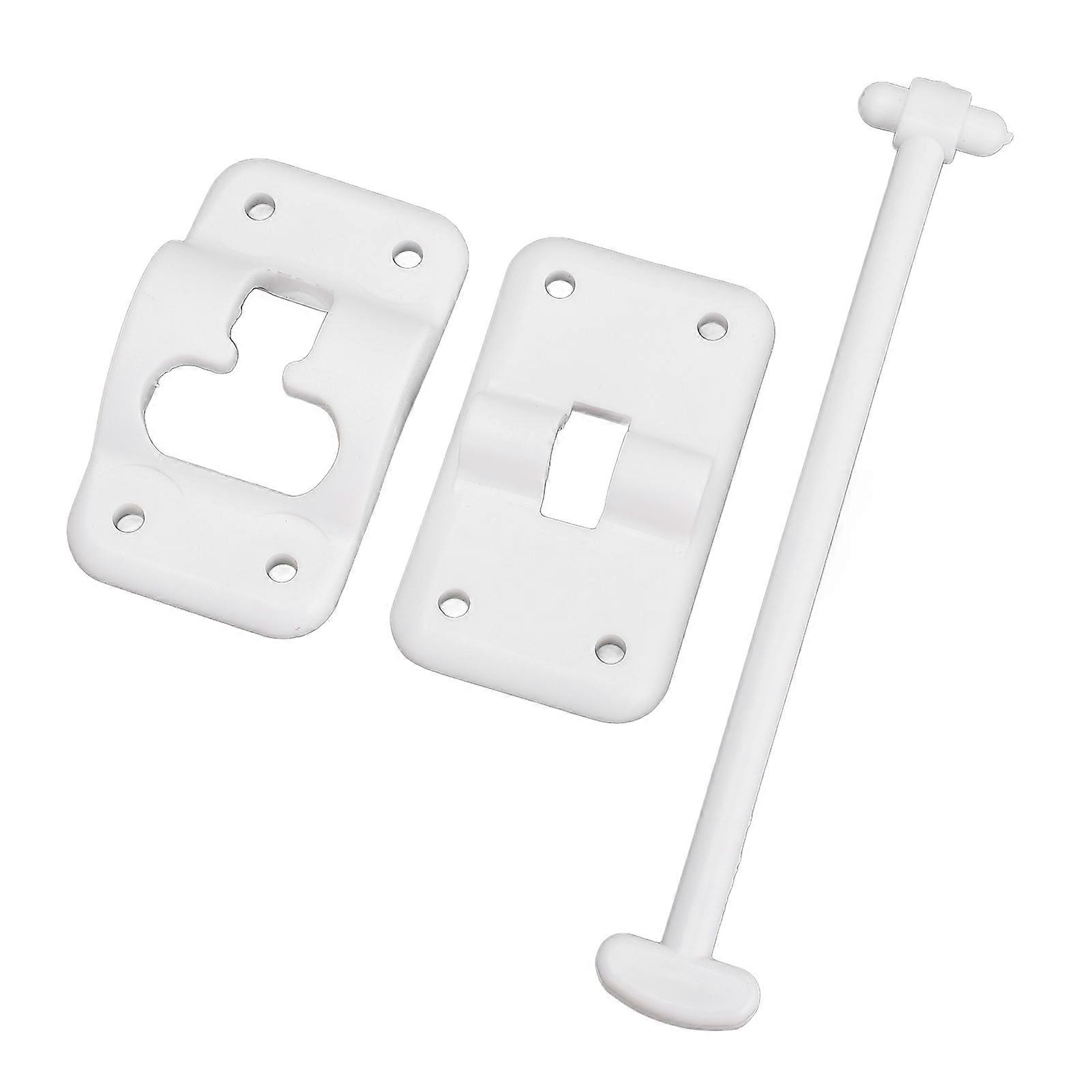 4 Sets 6 Inch T Style Door Holder Catch Entry Latch Stopper with Bumper Posts and Mounting Screws for RV Travel Trailer 