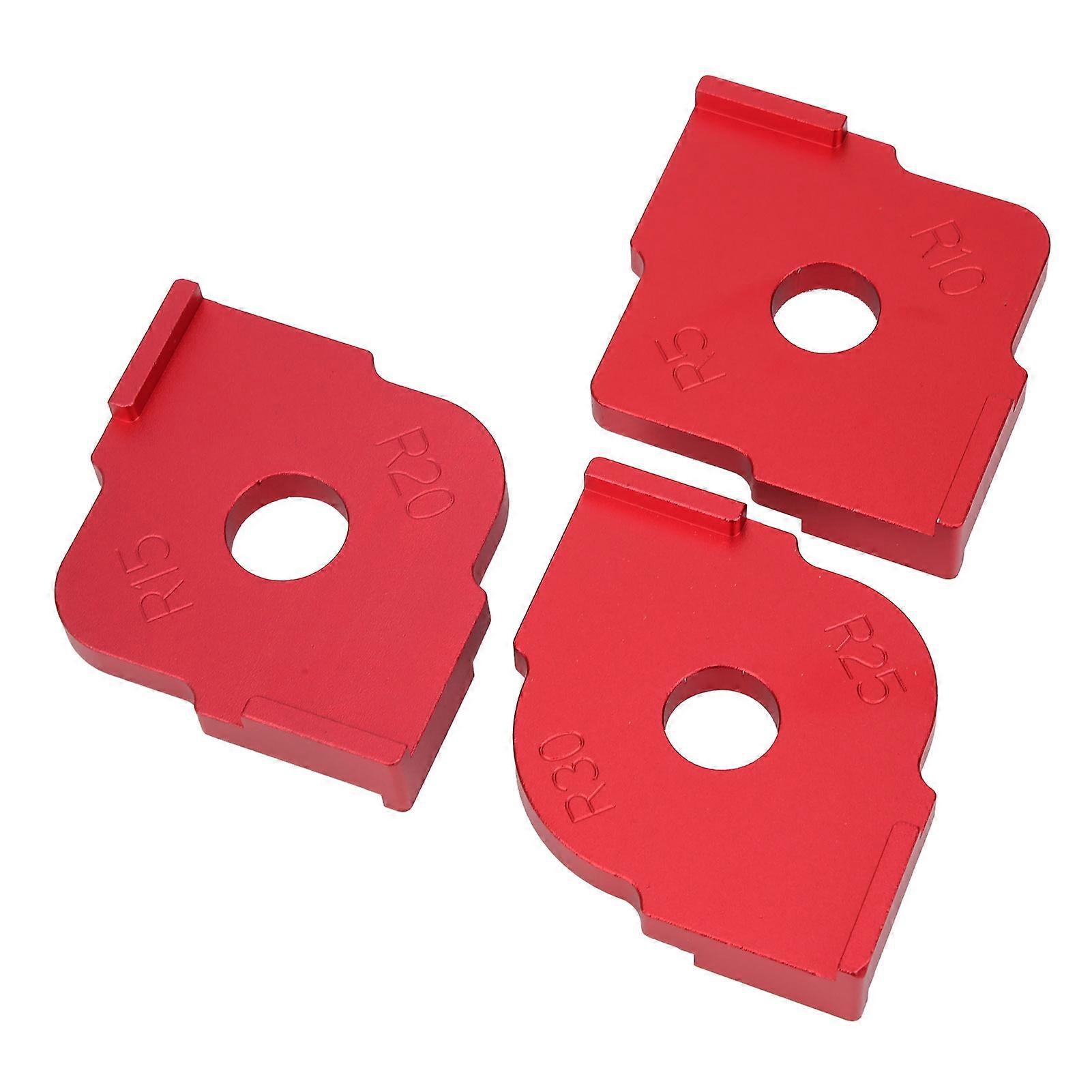 3Pcs Corner Radius QuickJig Woodworking Semicircle Positioning Template Trimming Tool