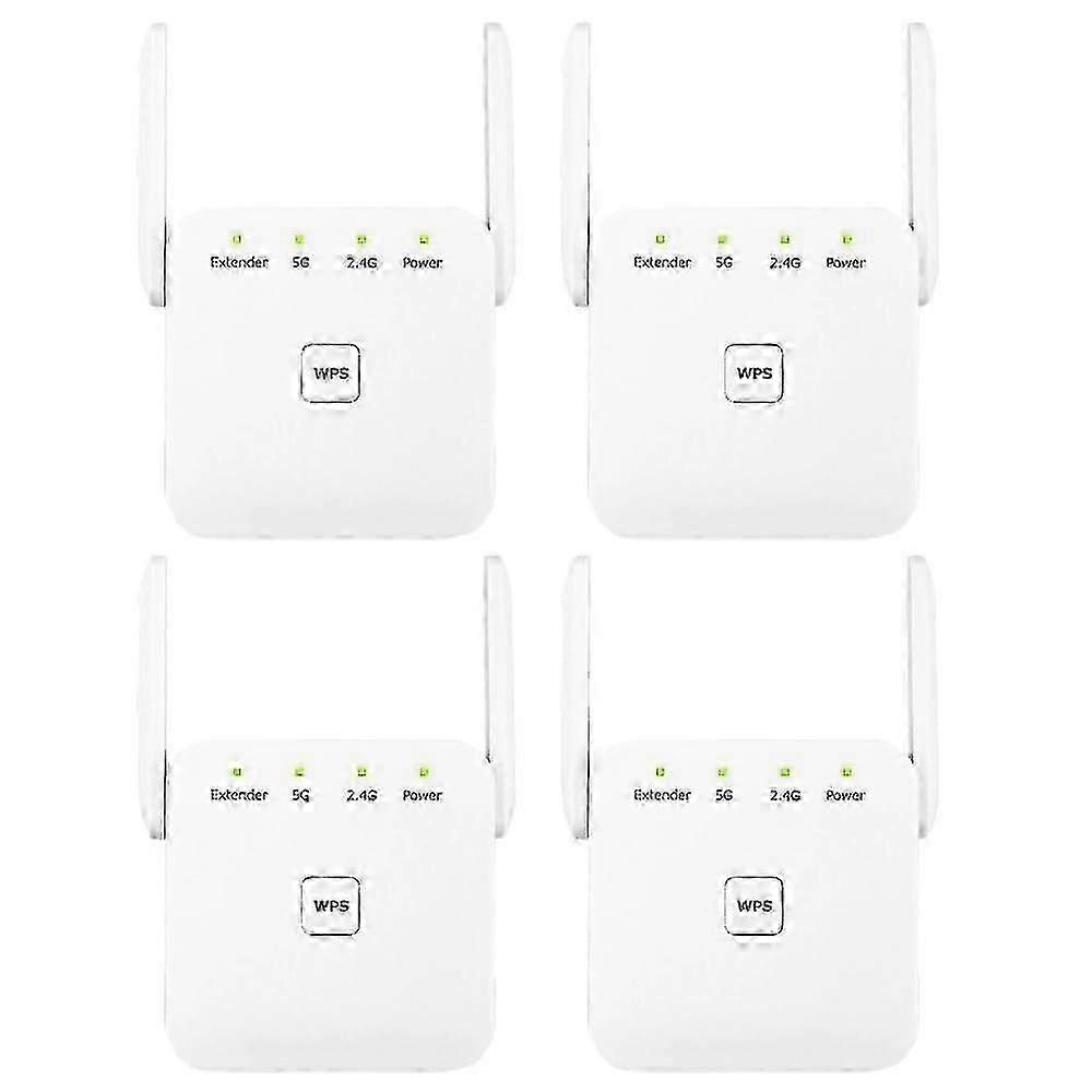4-Pack UltraXtend Wi-Fi Signal Boosters 300Mbps for Home Network Coverage Extension