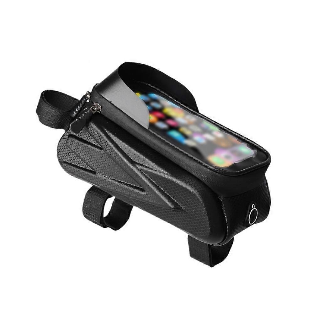 Waterproof Cycling Frame Bag with Tool-Free Installation Universal Adjustable Strap for Phone and Essentials