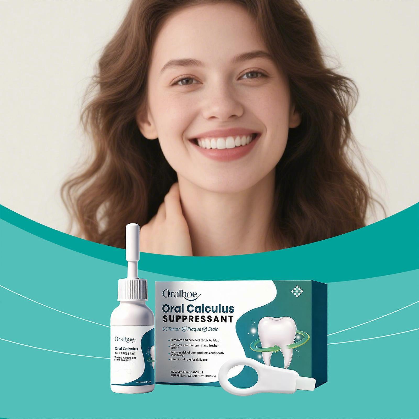 Oralhoe The Teeth Refreshing Set Is A Daily Post-Meal Cleaning, Brightening And Refreshing Care Product For The Gaps Between Teeth